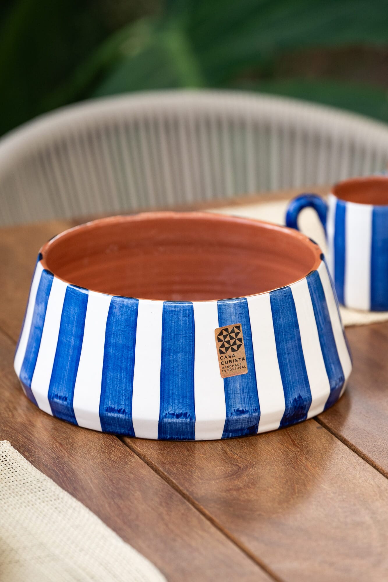 Ensaladera Bold Stripe Blue - Imagen principal