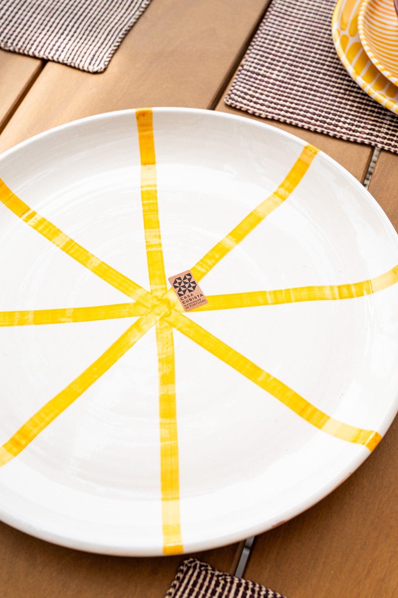 Platter Segment Yellow
