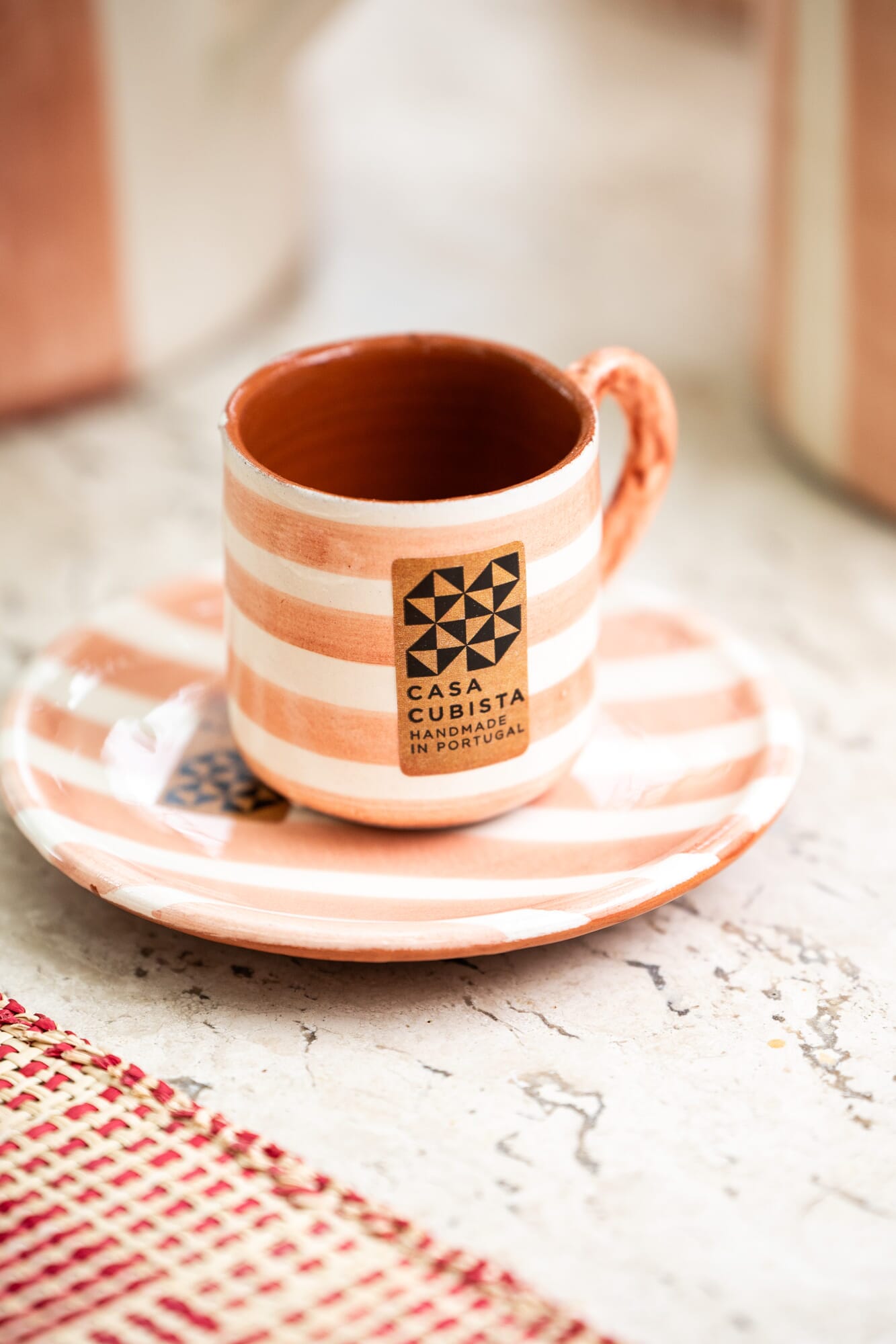 Juego Espresso Horizontal Terracota