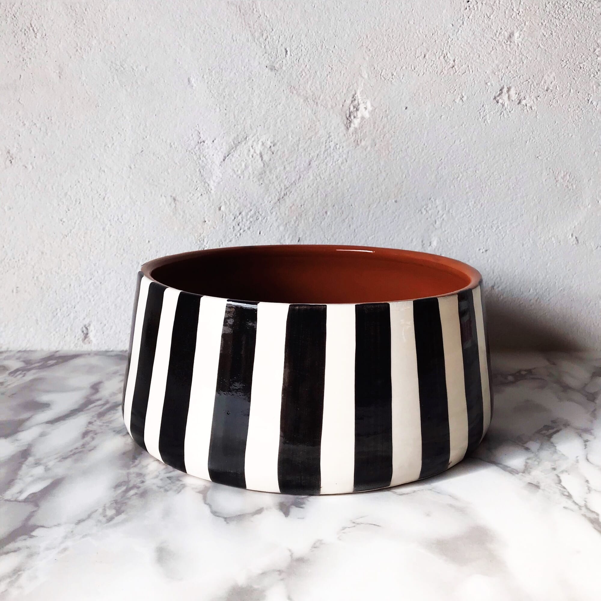 Ensaladera Bold Stripe Black