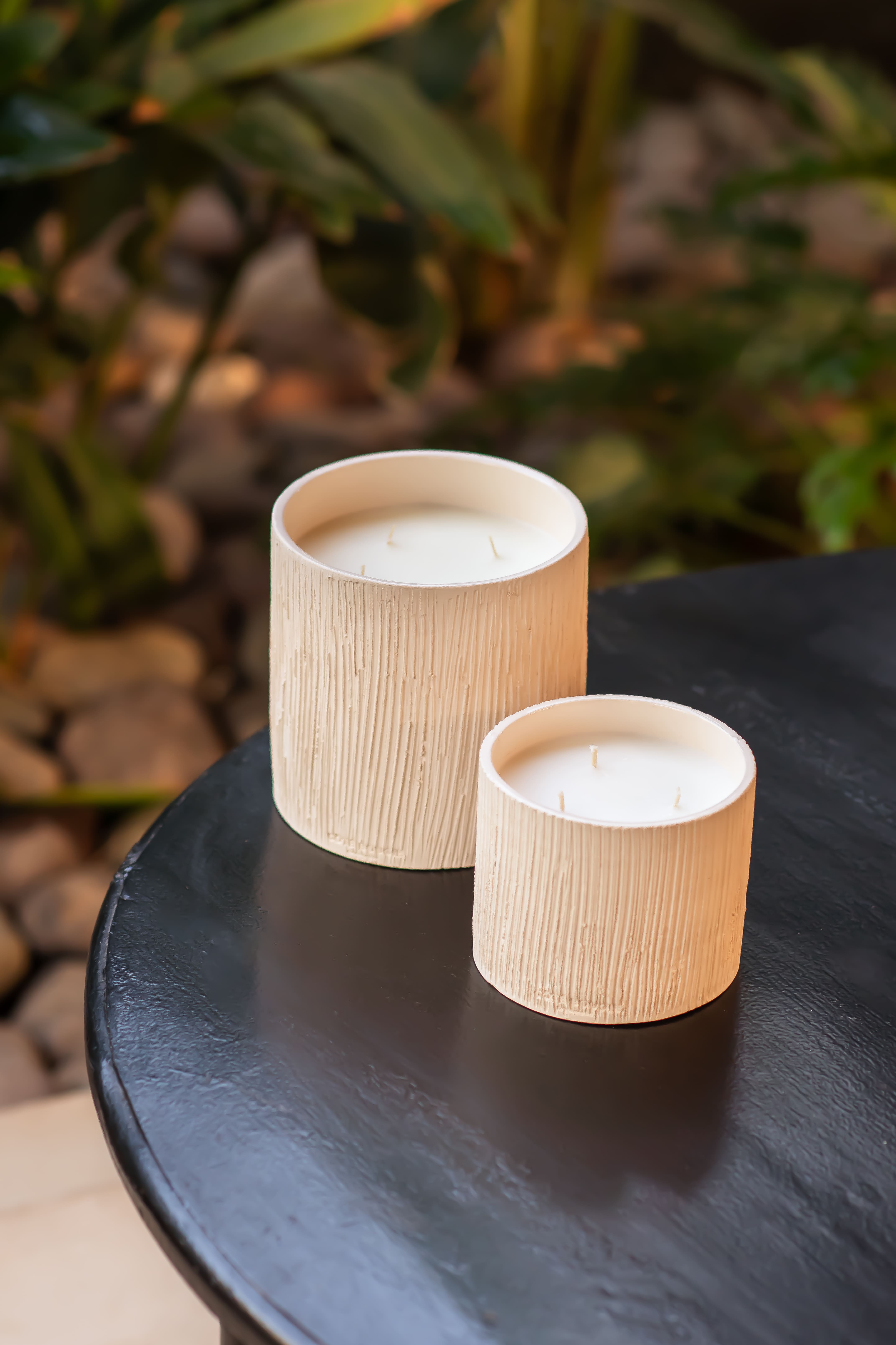 Vela Ceramica Blanca Vela Ceramica Blanca