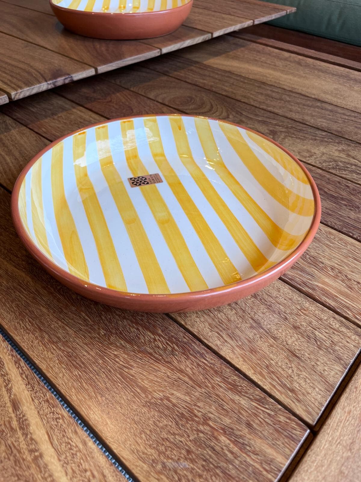 Large Bowl Bold Stripe Yellow - Imagen principal