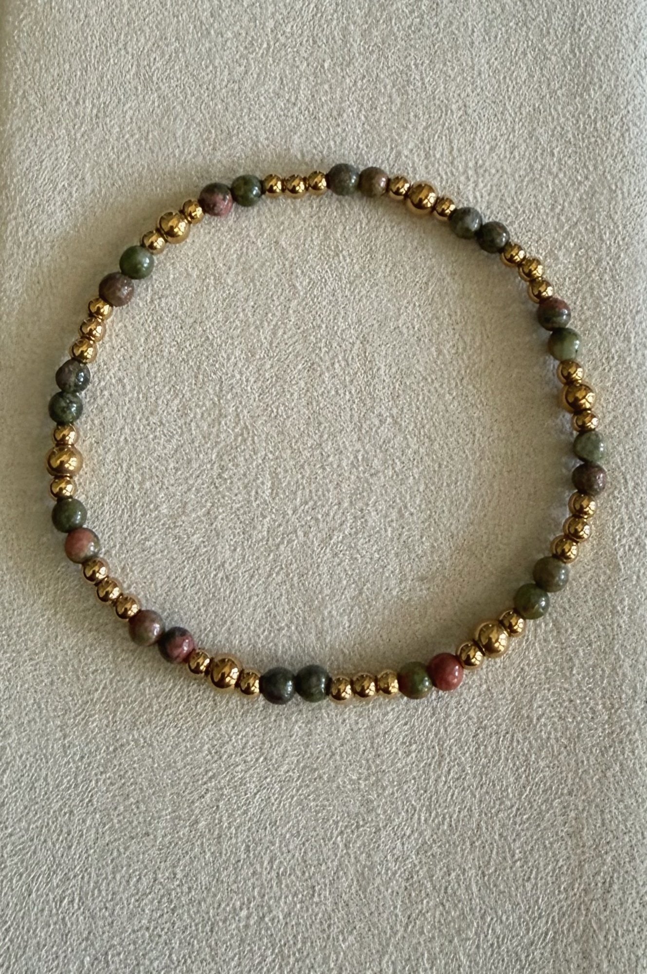 Pulsera PADUA en acero y piedras naturales
