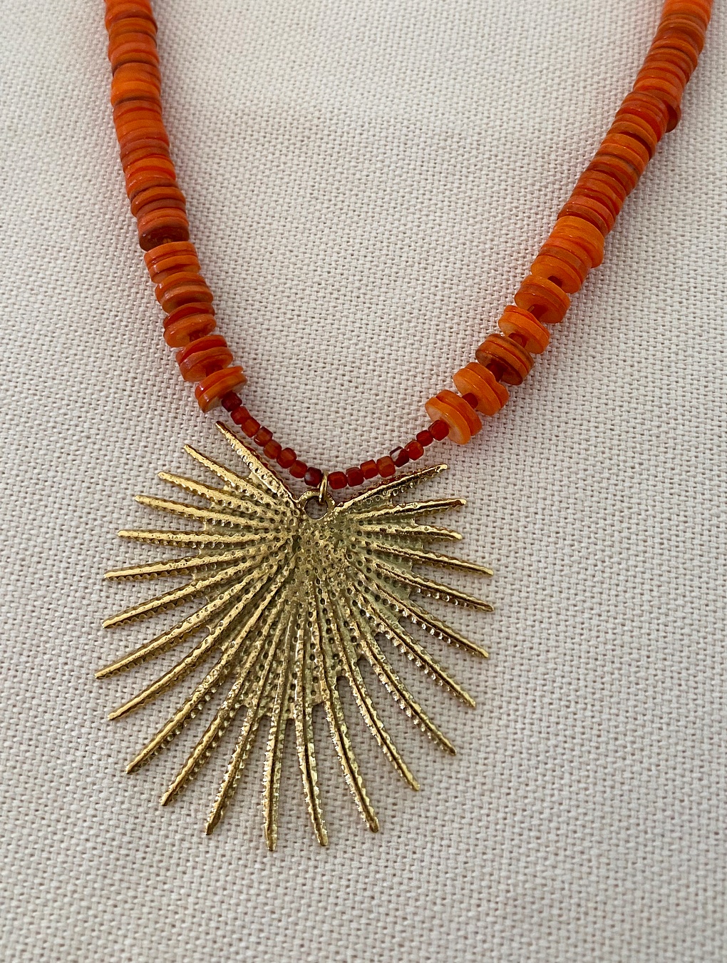 Collar MAXIME en acero y piedras naturales