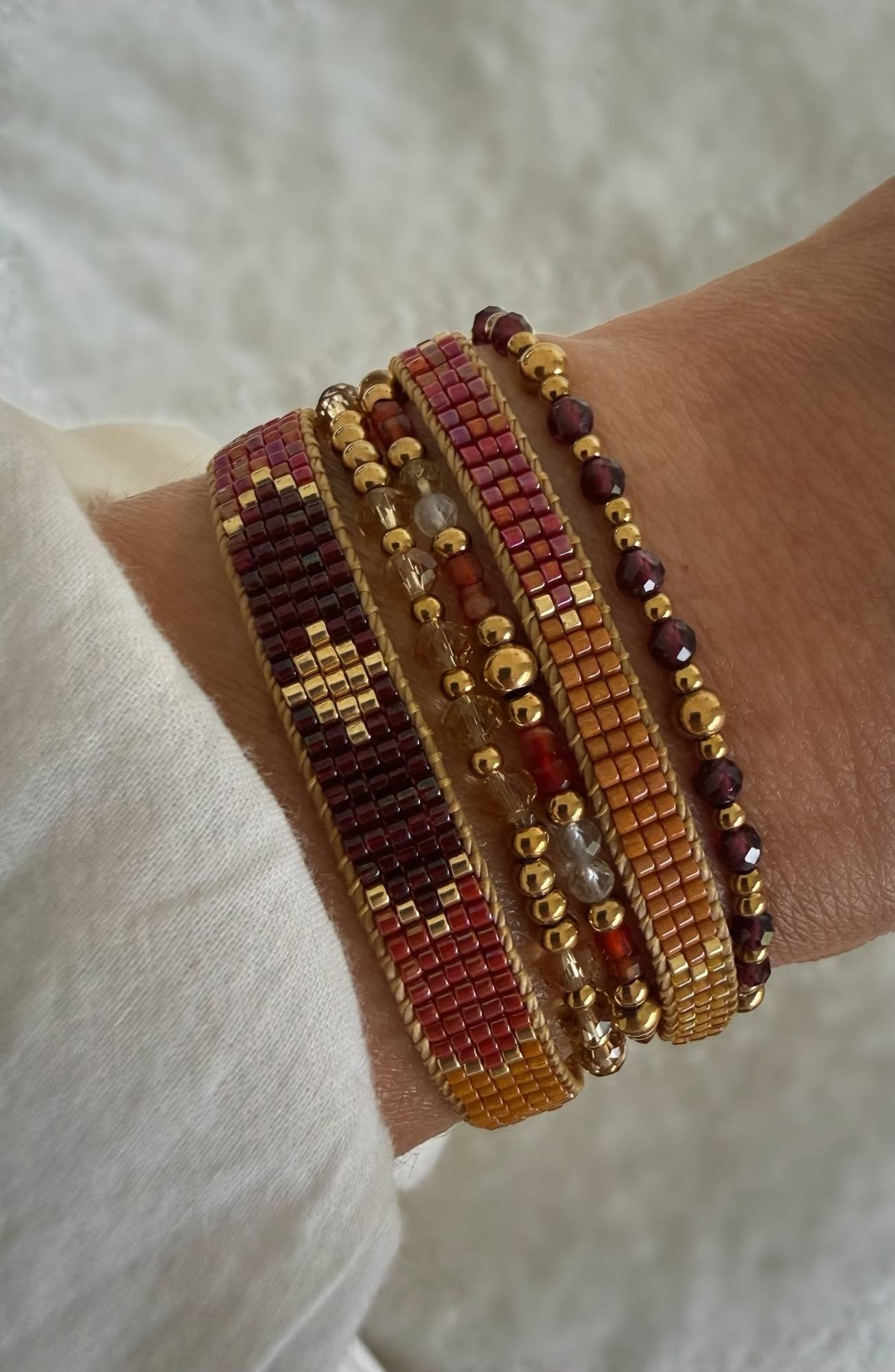 Pulsera AMANECER tejida