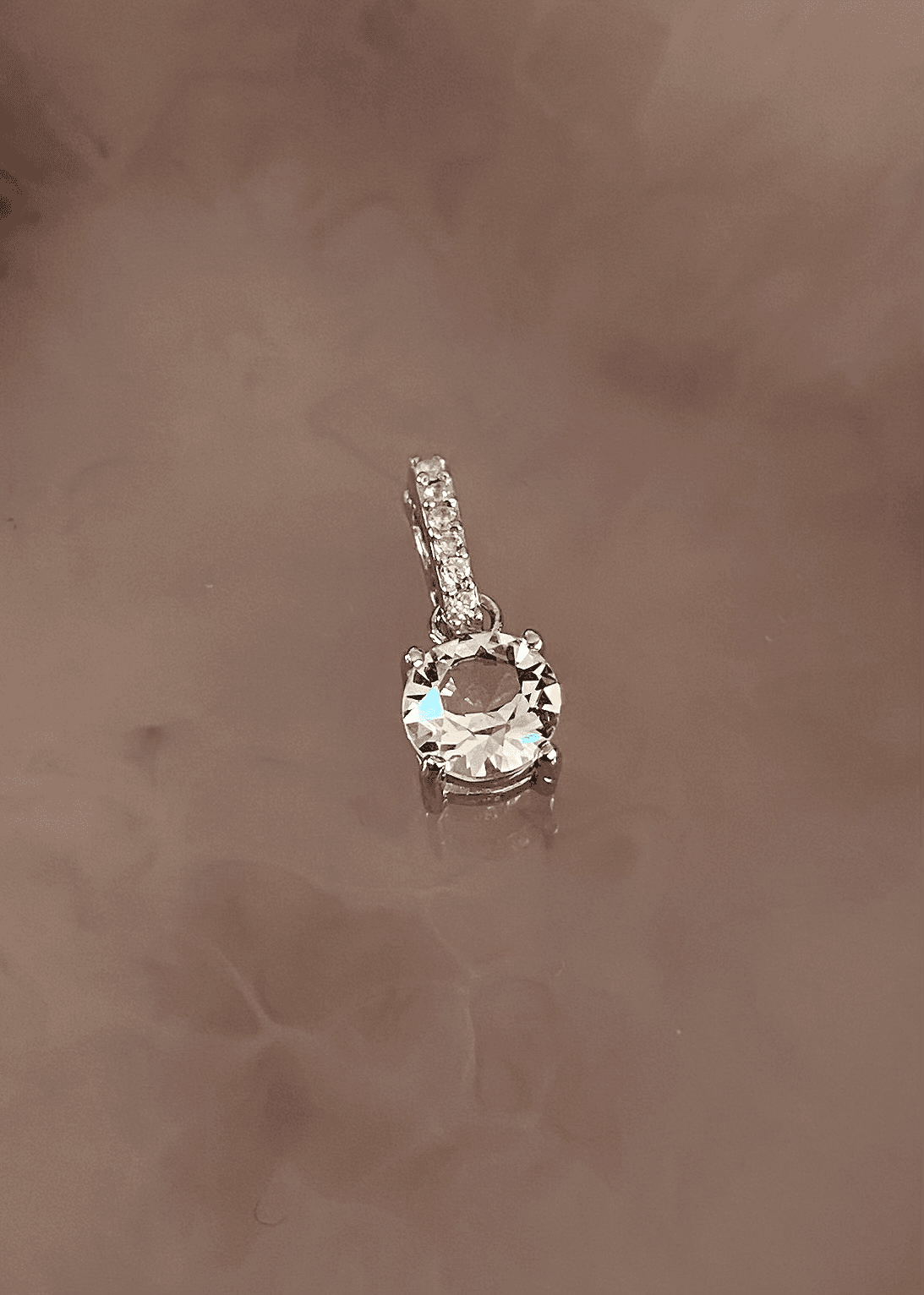 Dije en Plata 925 con cristal Swarovski y zirconia