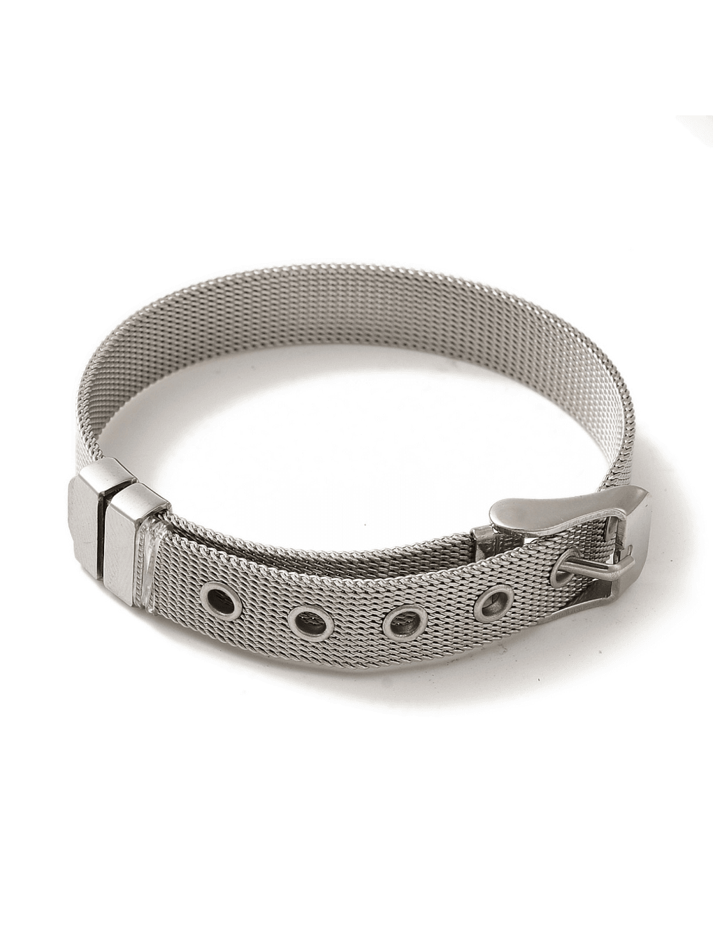 Pulsera MORIANA en acero plateado