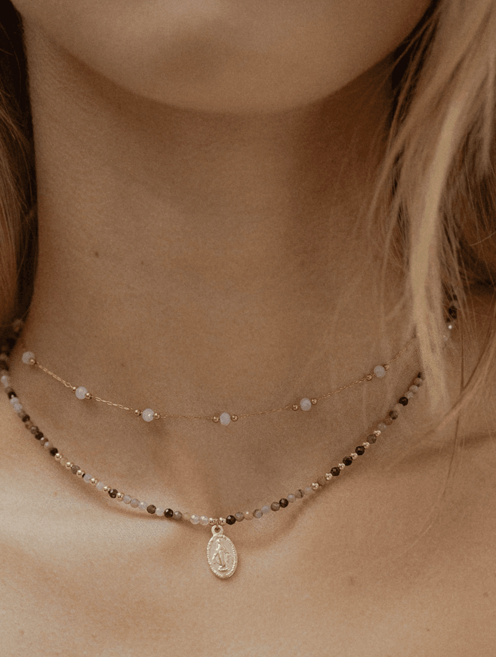 Collar MILAGROSA de piedras naturales