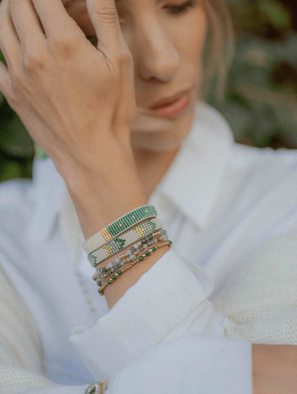 Pulsera ARANZA tejida