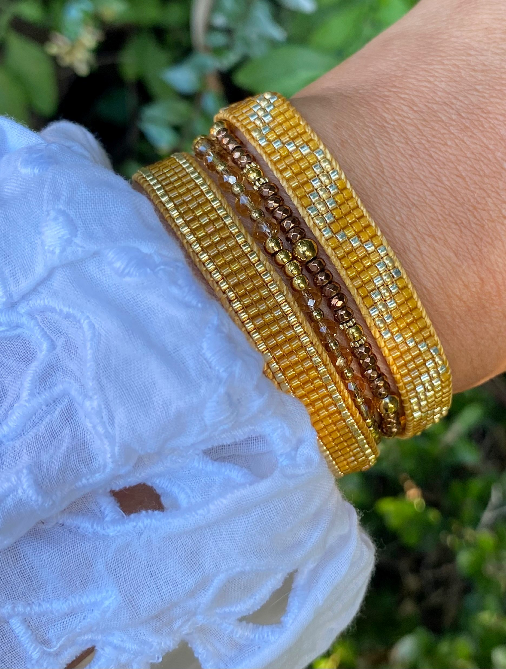 Pulsera MARYLAND en acero y cristales