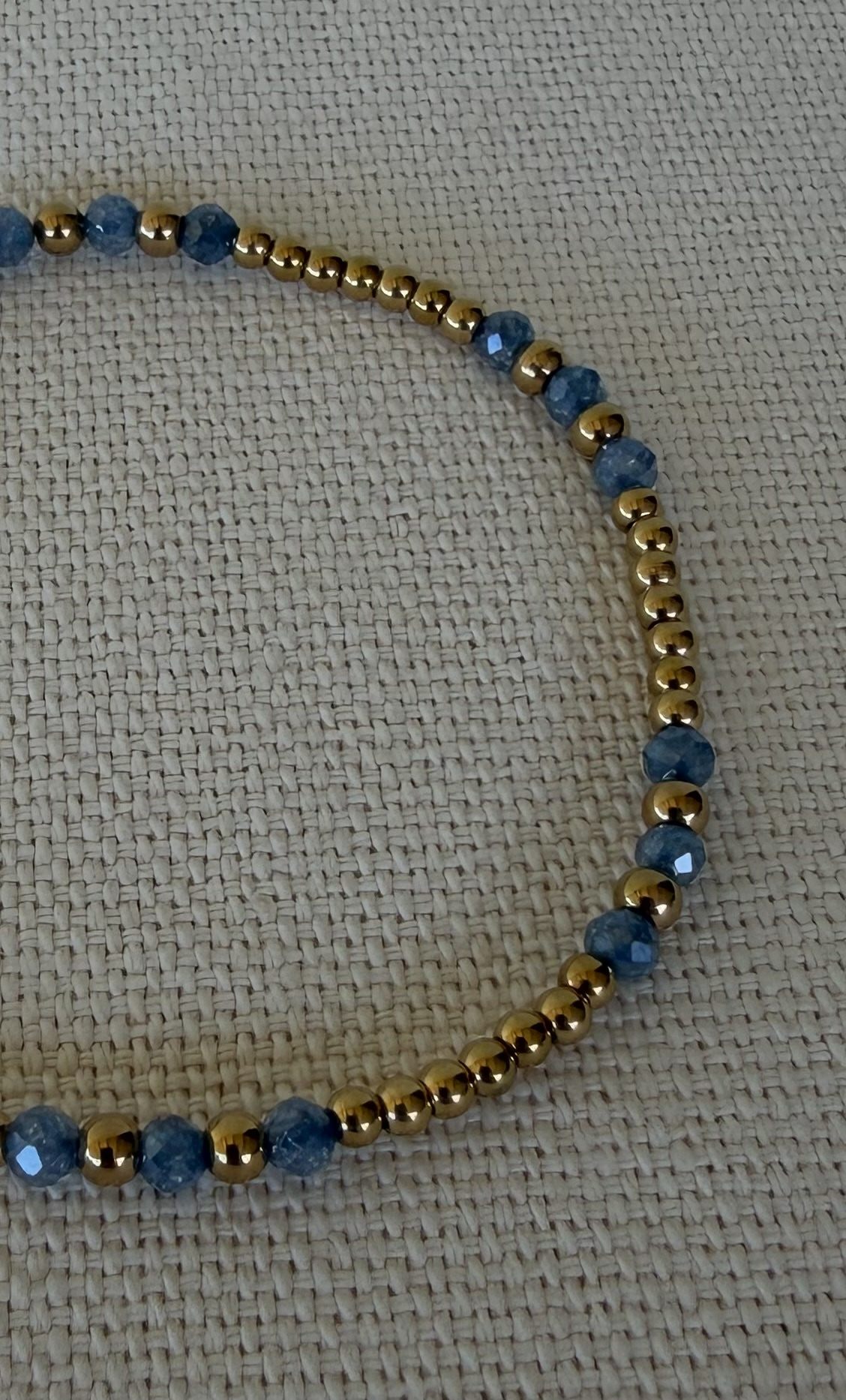 Pulsera AZULEJA en acero y zirconia