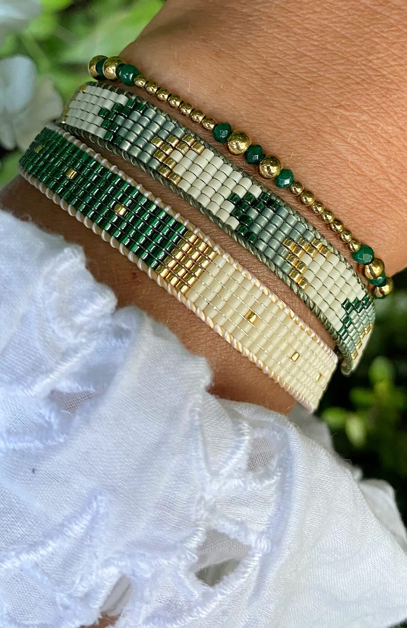 Pulsera ARANZA tejida