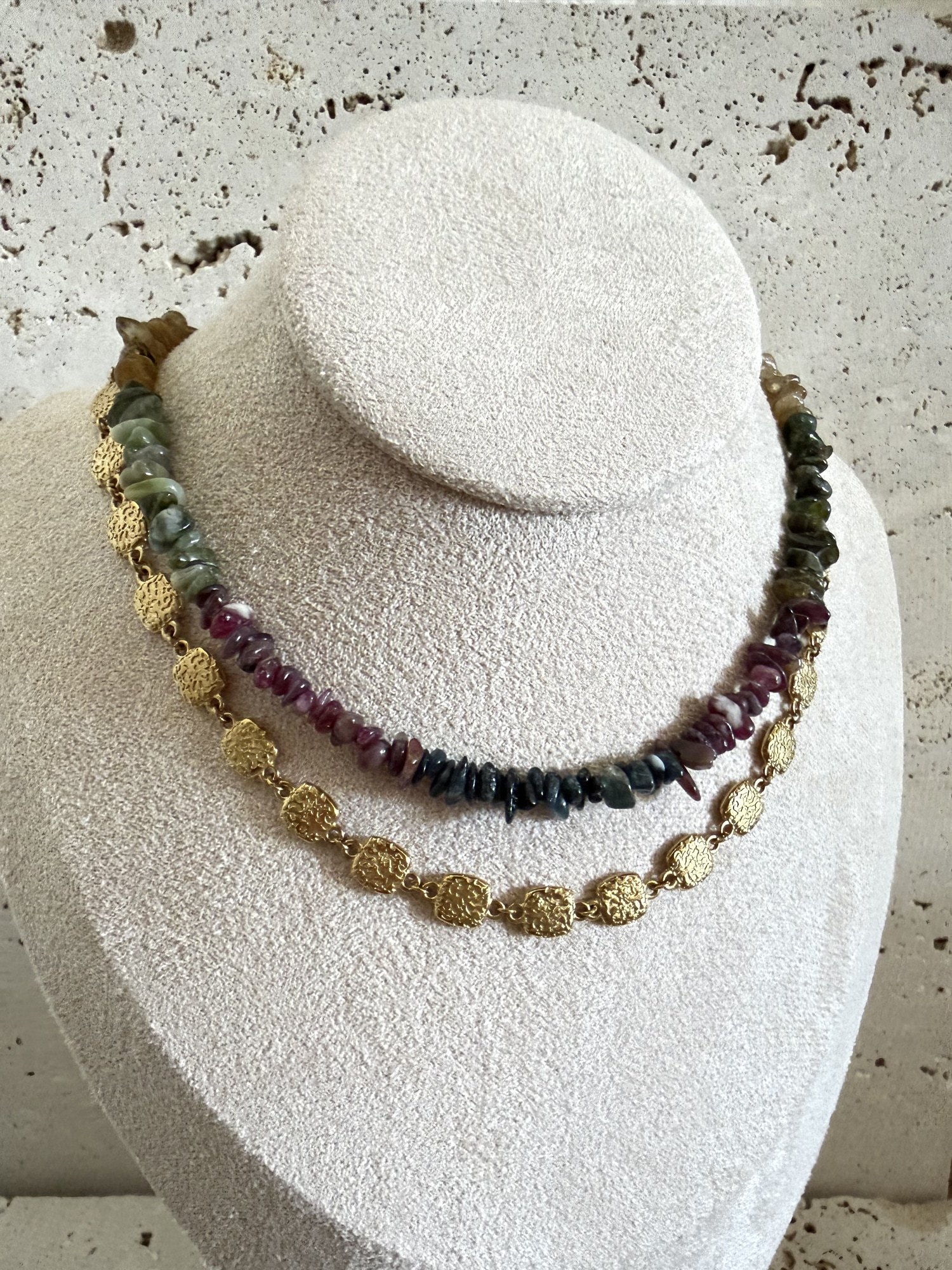 Collar CARLA de piedras naturales