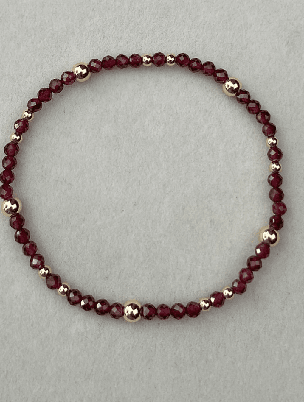Pulsera IBIZA, Goldfilled con piedras naturales
