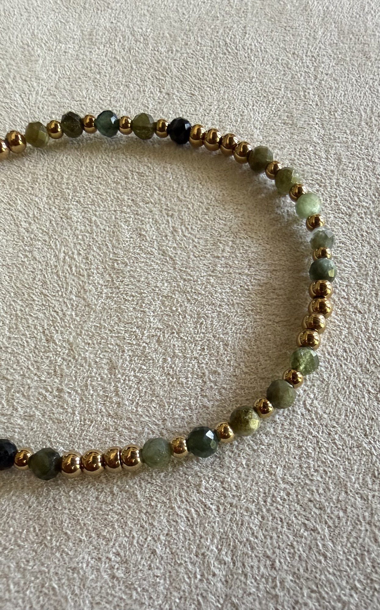 Pulsera PALMA en acero y piedras naturales