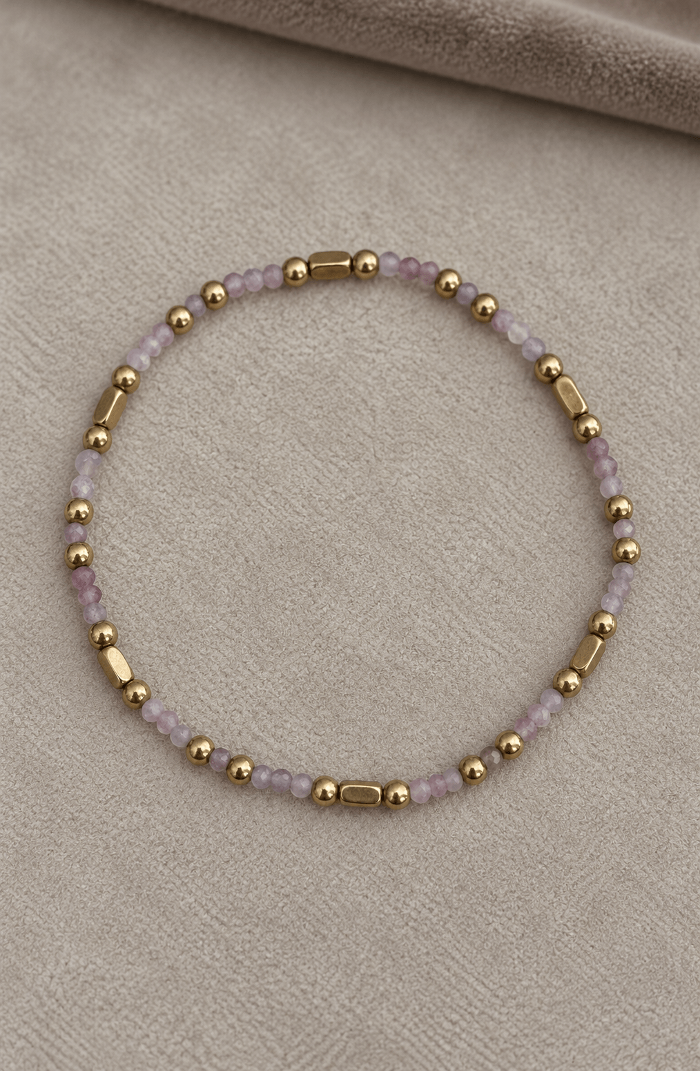 Pulsera BARCELONA en acero y piedras naturales
