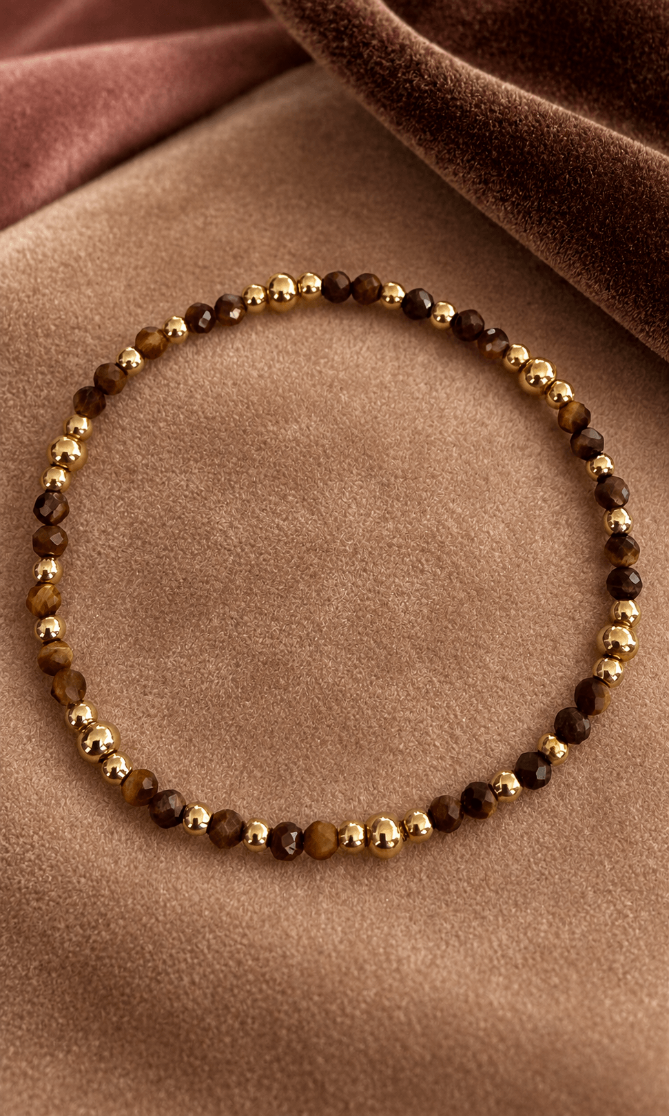 Pulsera ALICANTE en acero y piedras naturales