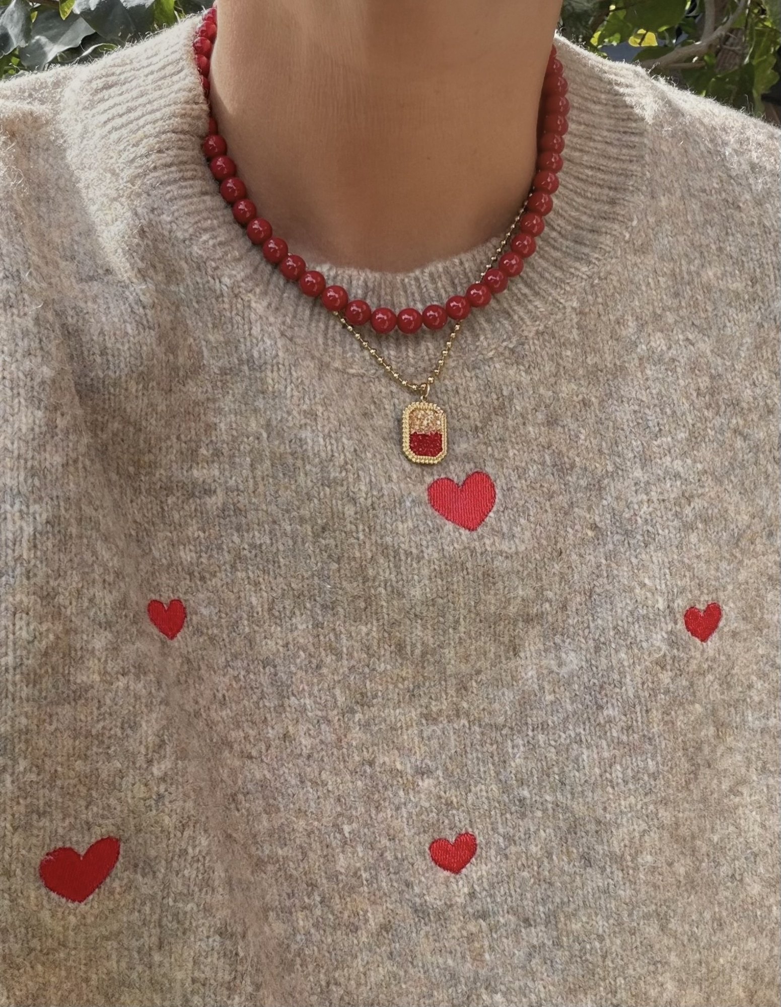 Collar JULIETA de piedras naturales