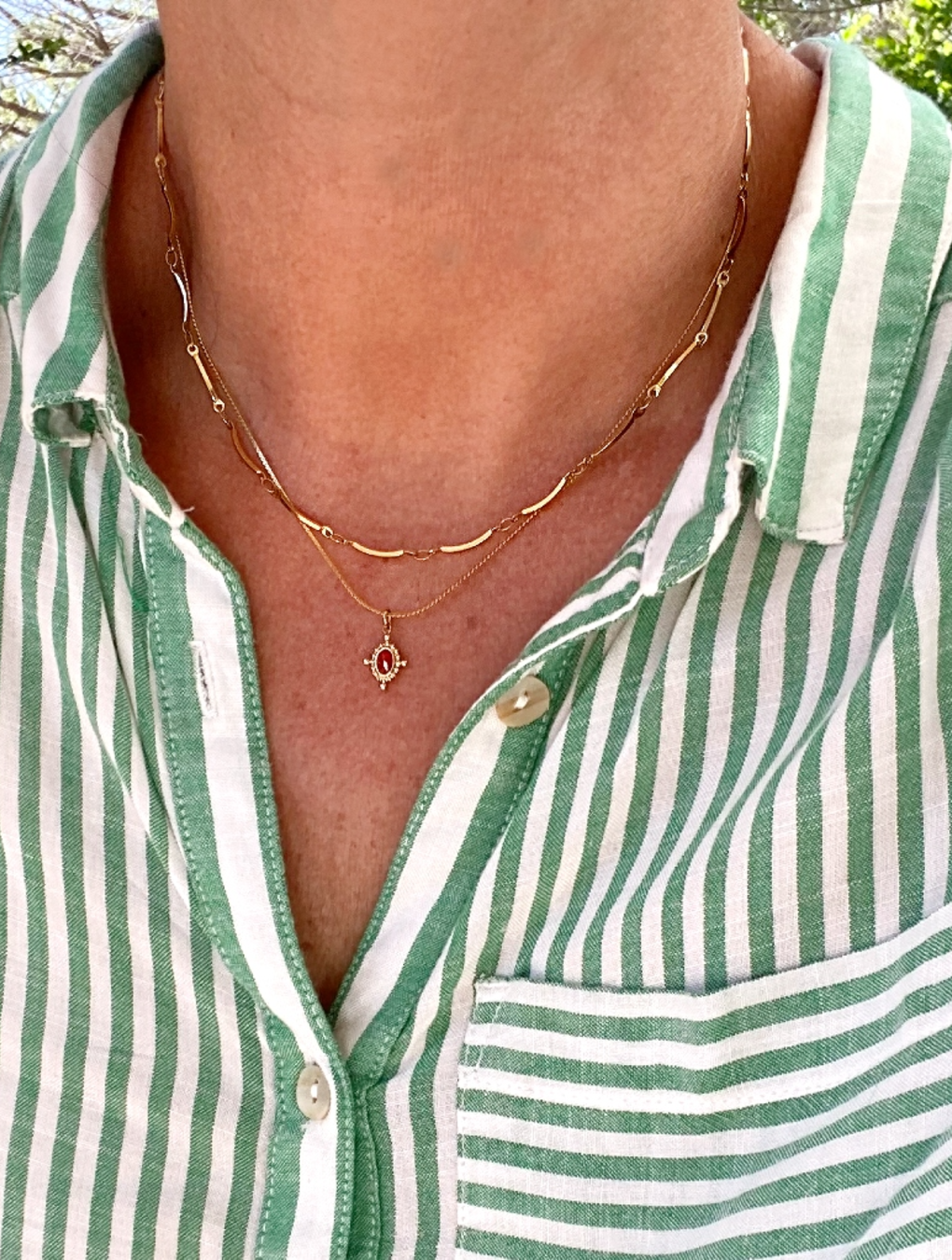 Collar CEREZO en acero
