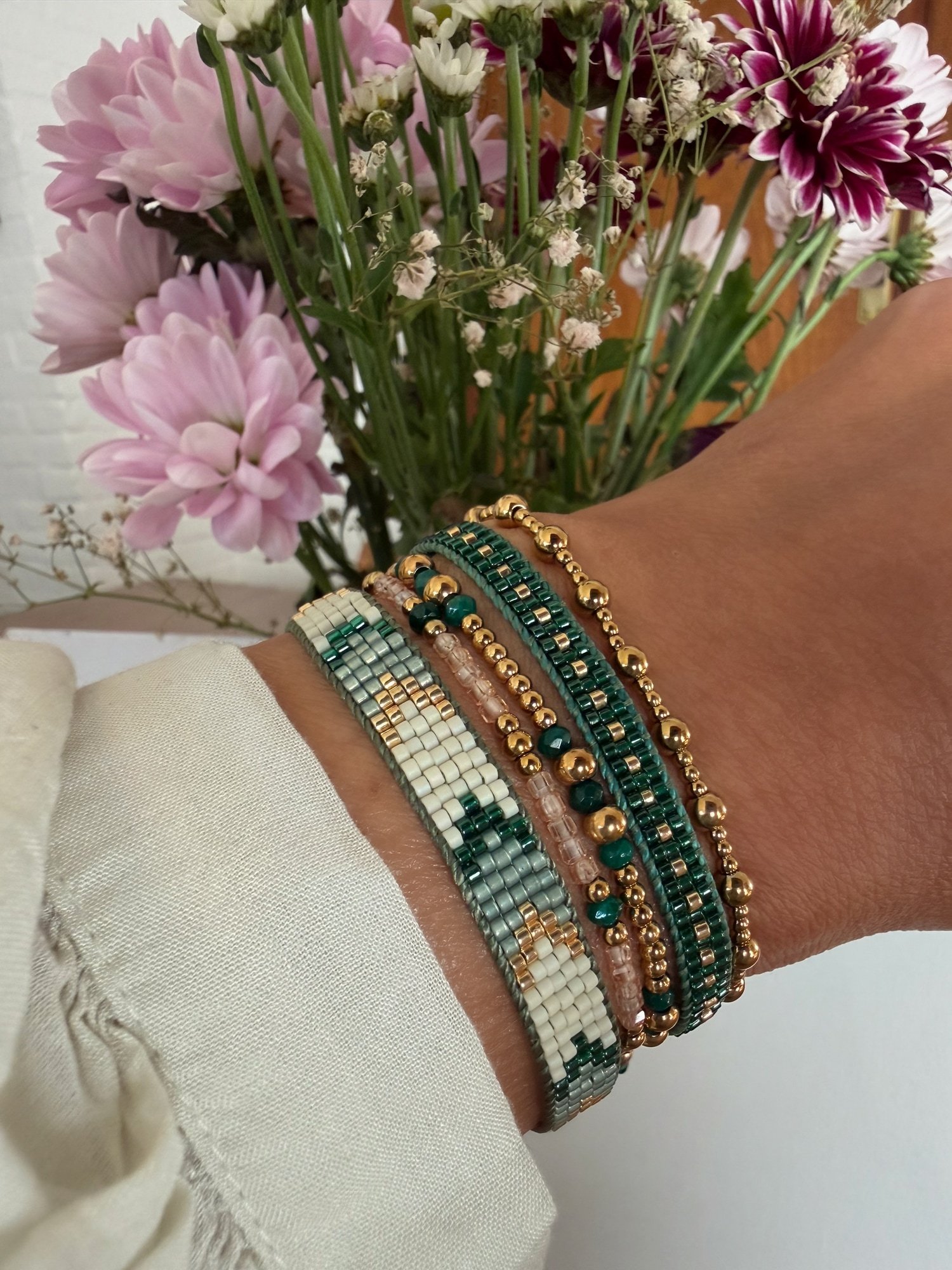 Pulsera ARANZA tejida