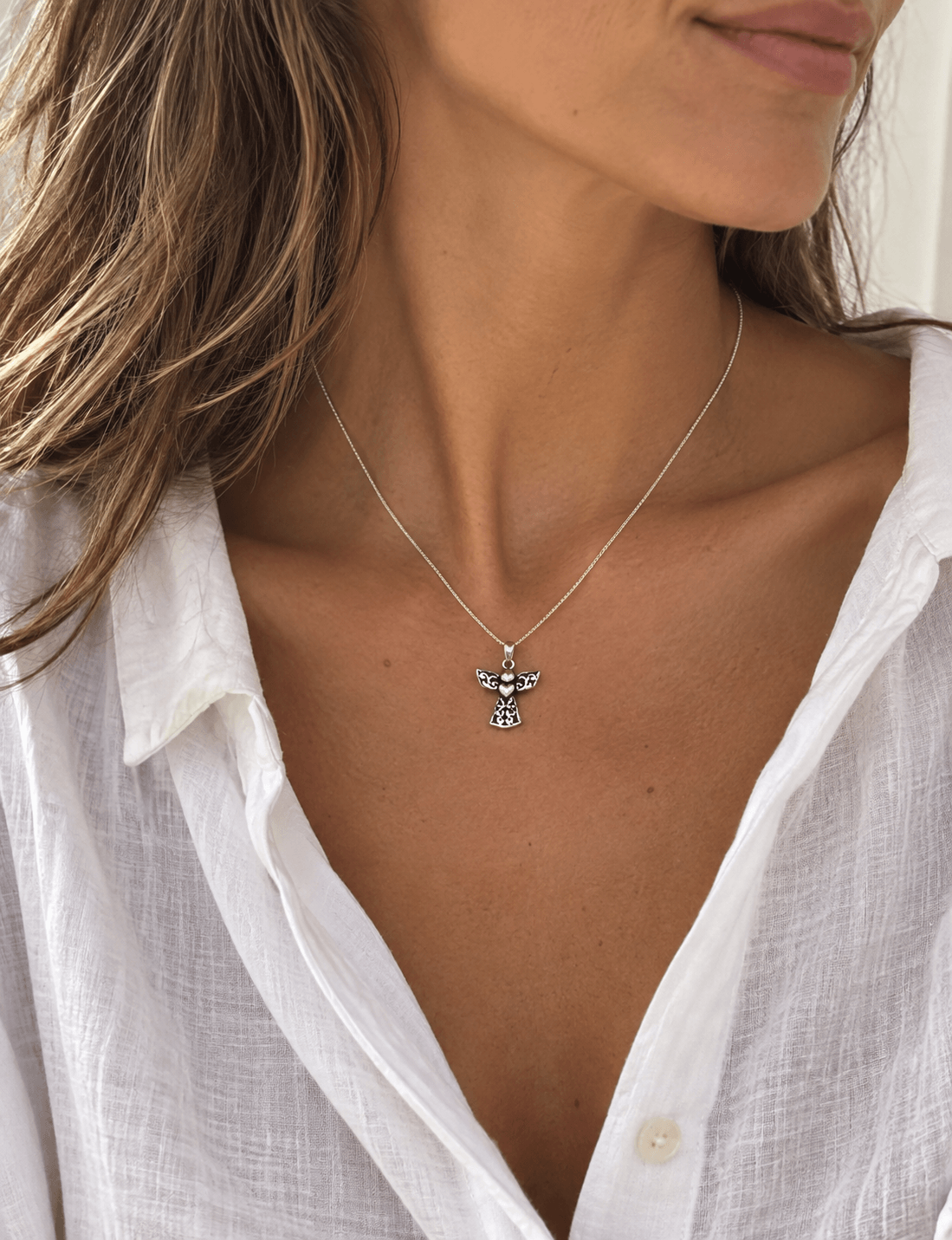 Collar Angel en Plata 925