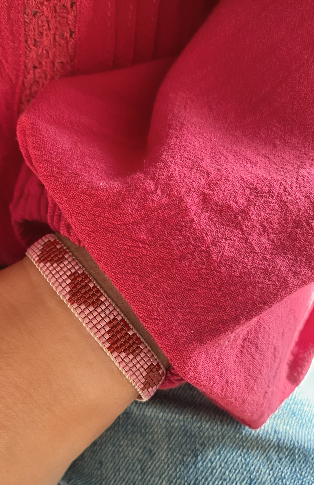 Pulsera CUORE tejida