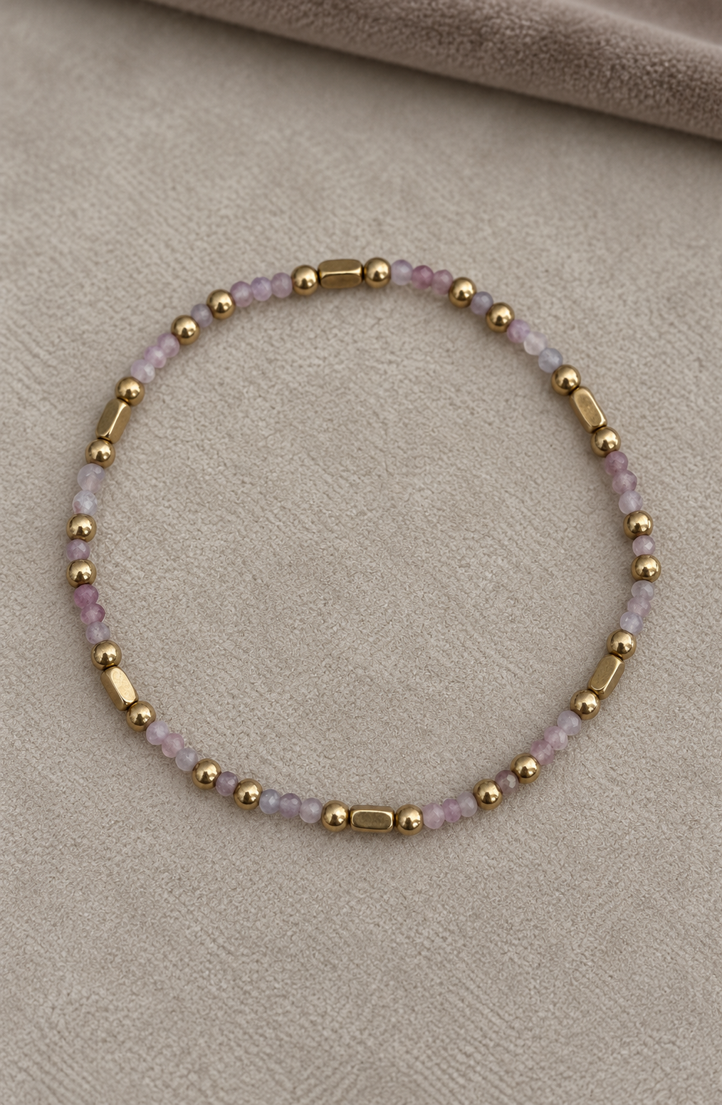 Pulsera BARCELONA en acero y piedras naturales