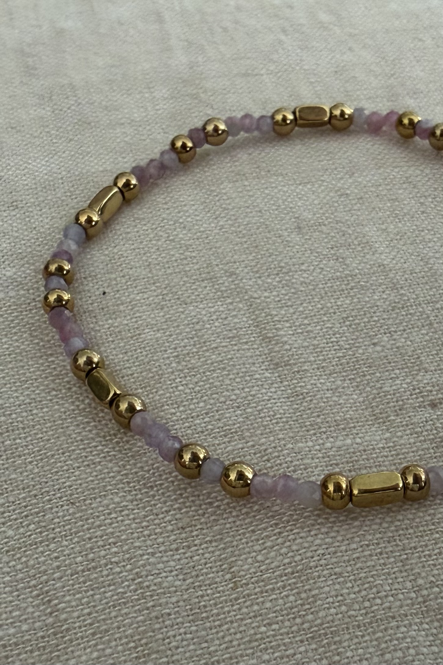 Pulsera BARCELONA en acero y piedras naturales