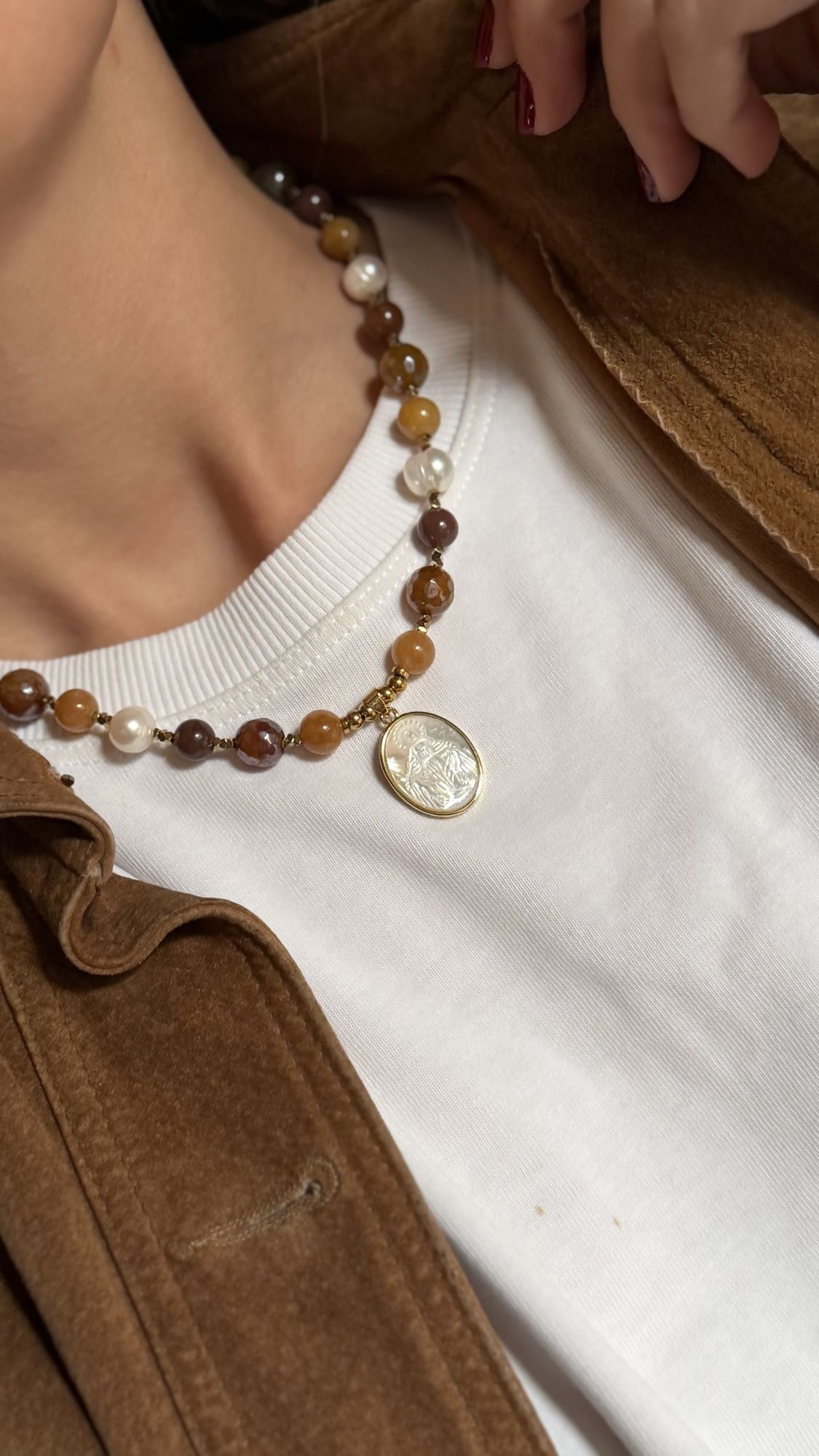Collar Susi Beige