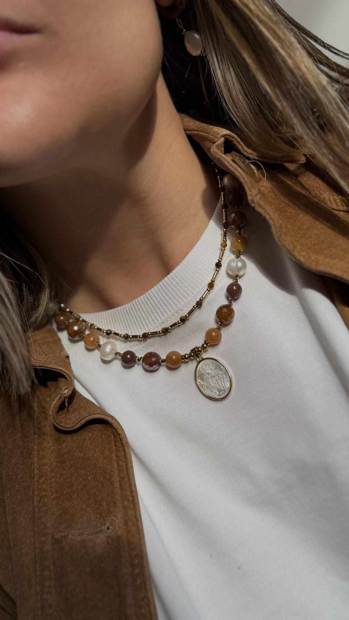 Collar Susi Beige