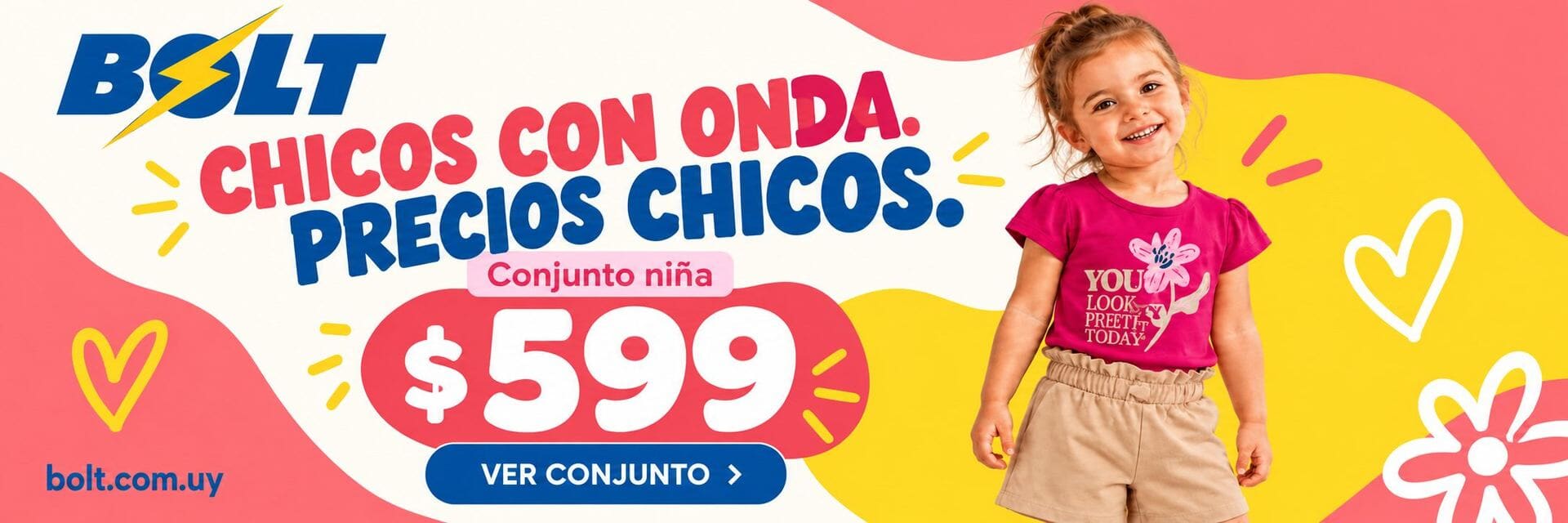 Bolt Conjunto niña