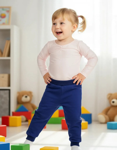 PANTALON* INF FELPA C/PUÑO BOLT