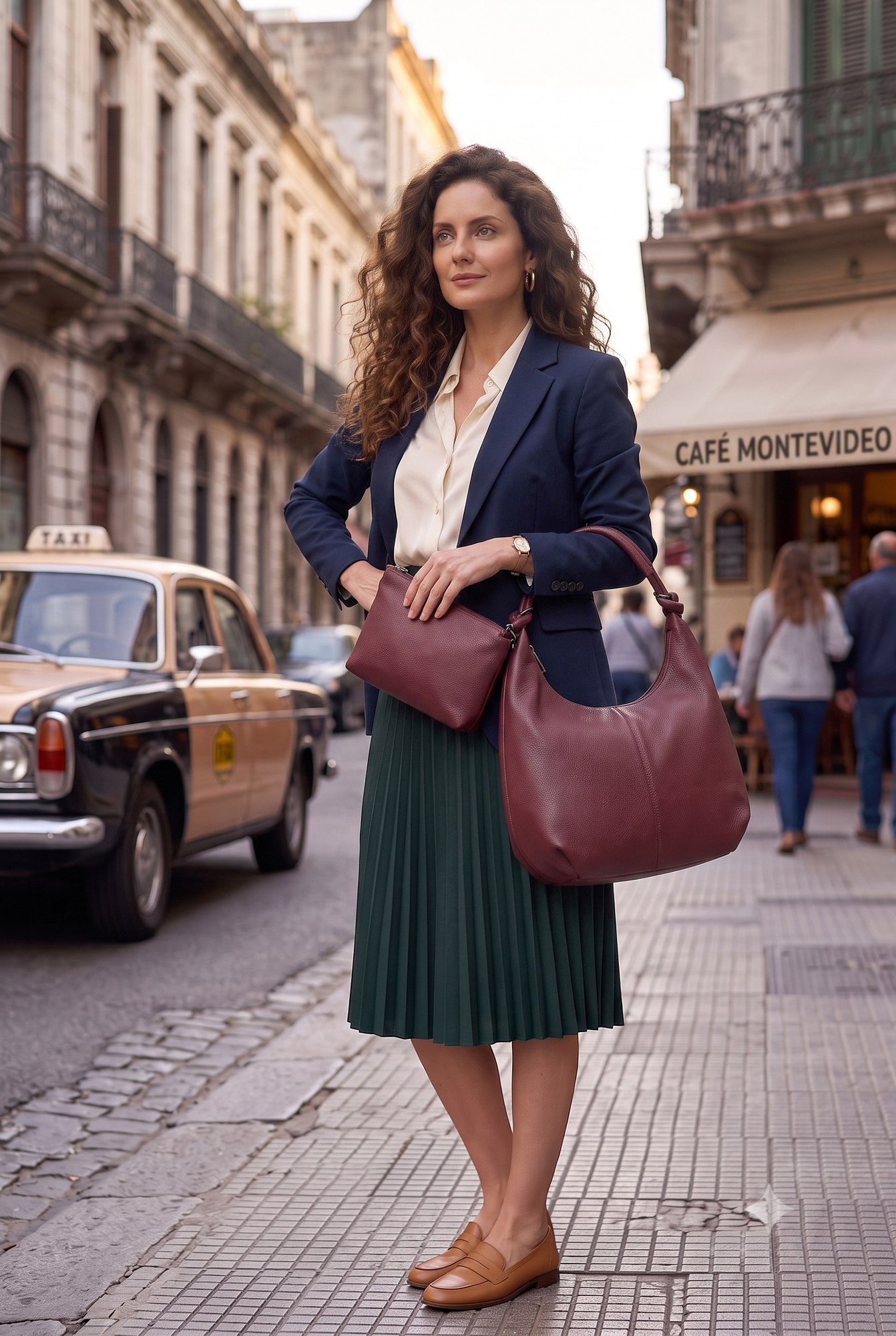 BOLSO+ MONEDERO PU SOFIA 42x32