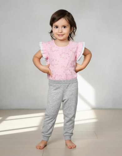PANTALON* INF FELPA C/PUÑO BOLT