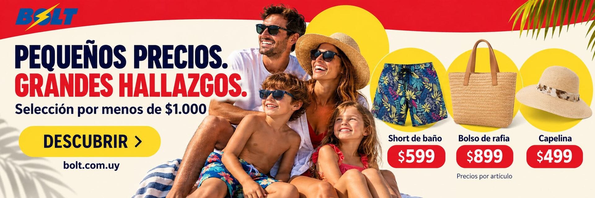 Pequeños precios (menos de $1.000)