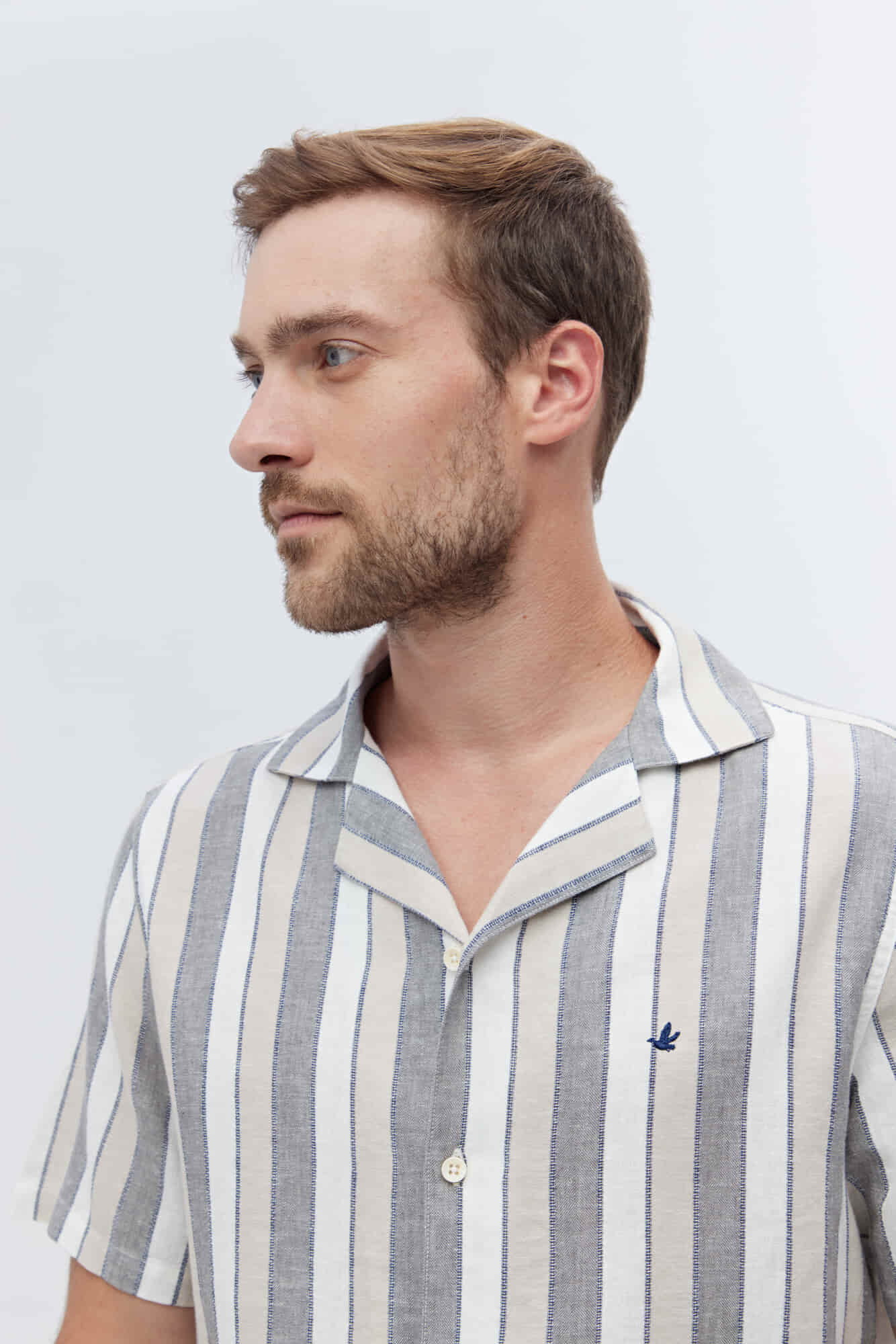 CAMISA MANGA CORTA DE LINO EVARISTE