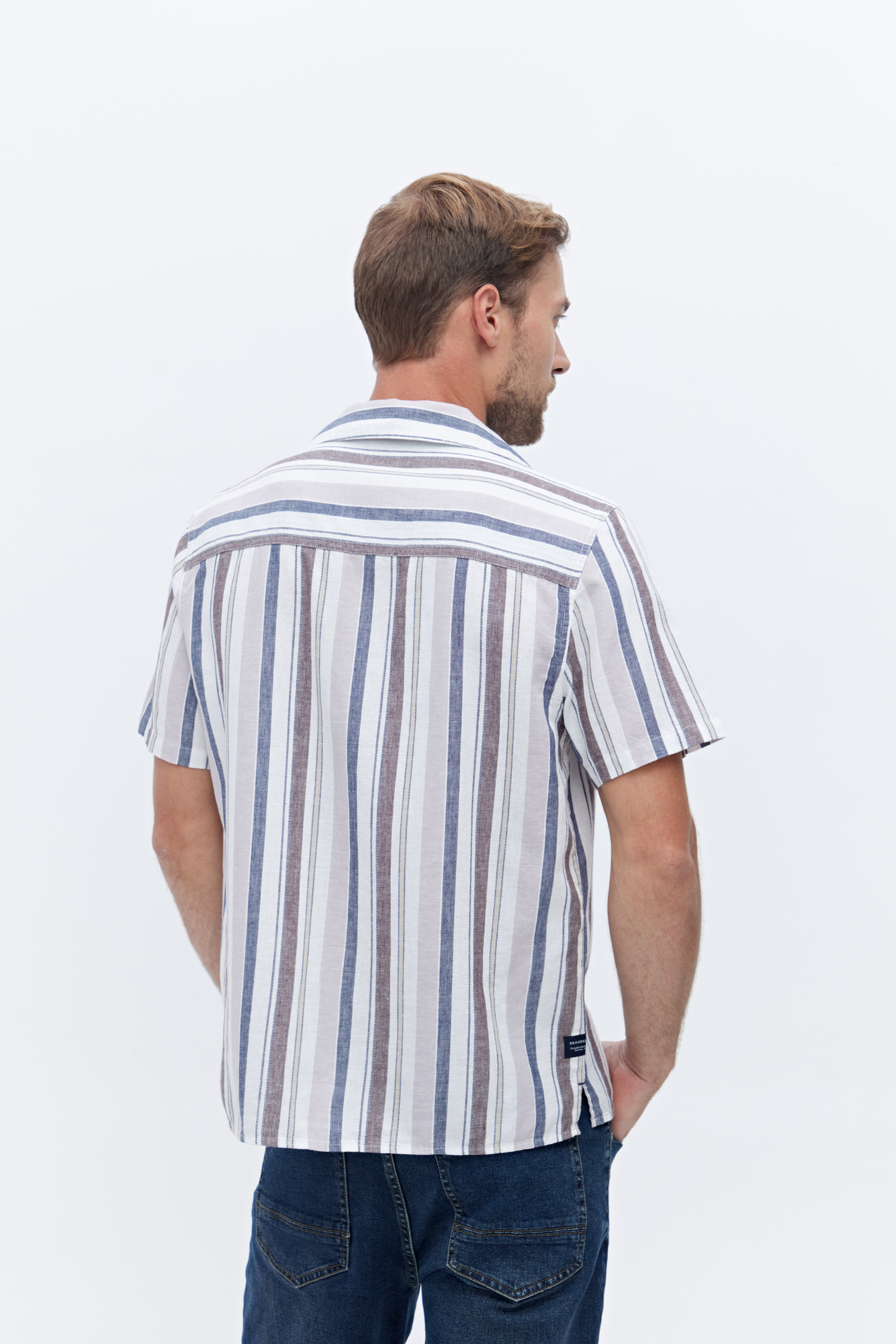 CAMISA MANGA CORTA DE LINO EVARISTE