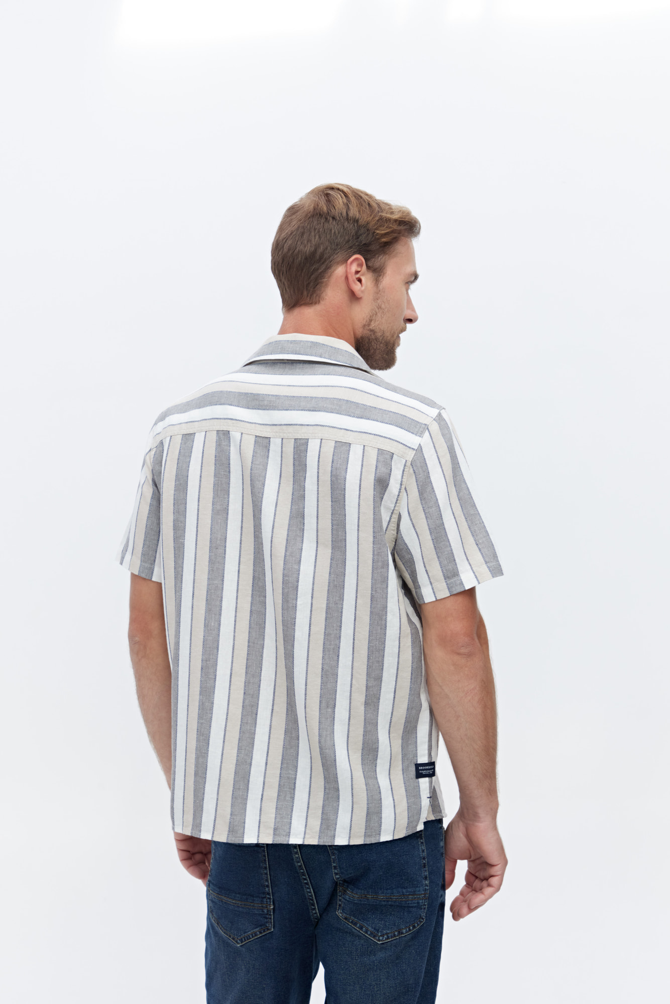 CAMISA MANGA CORTA DE LINO EVARISTE