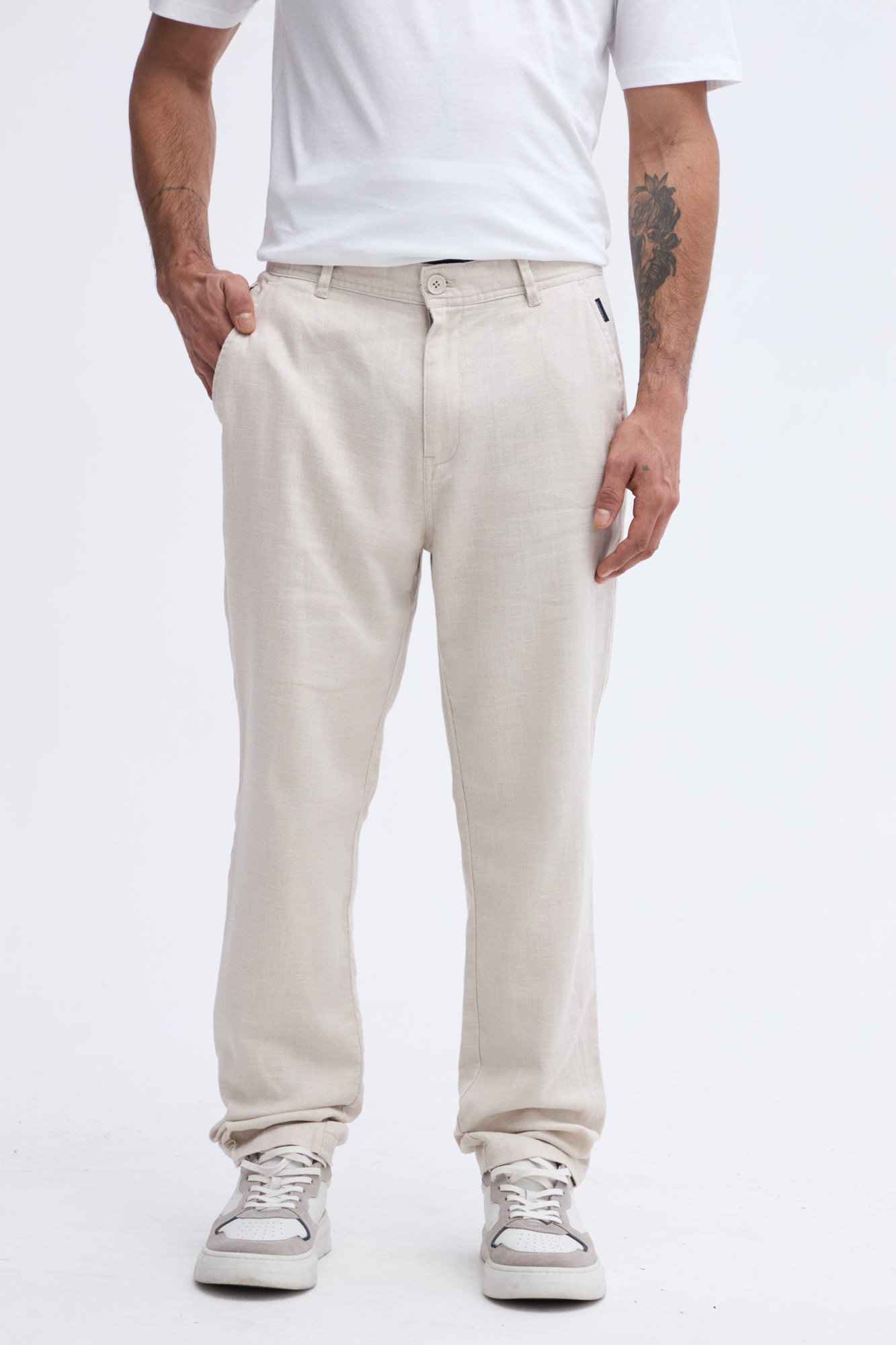 PANTALÓN DE LINO CAMUS