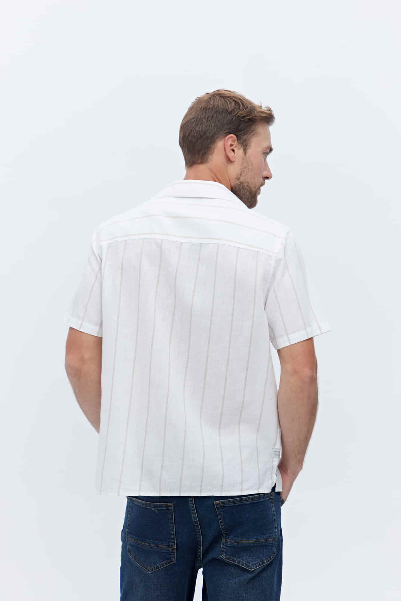 CAMISA MANGA CORTA DE LINO EVARISTE
