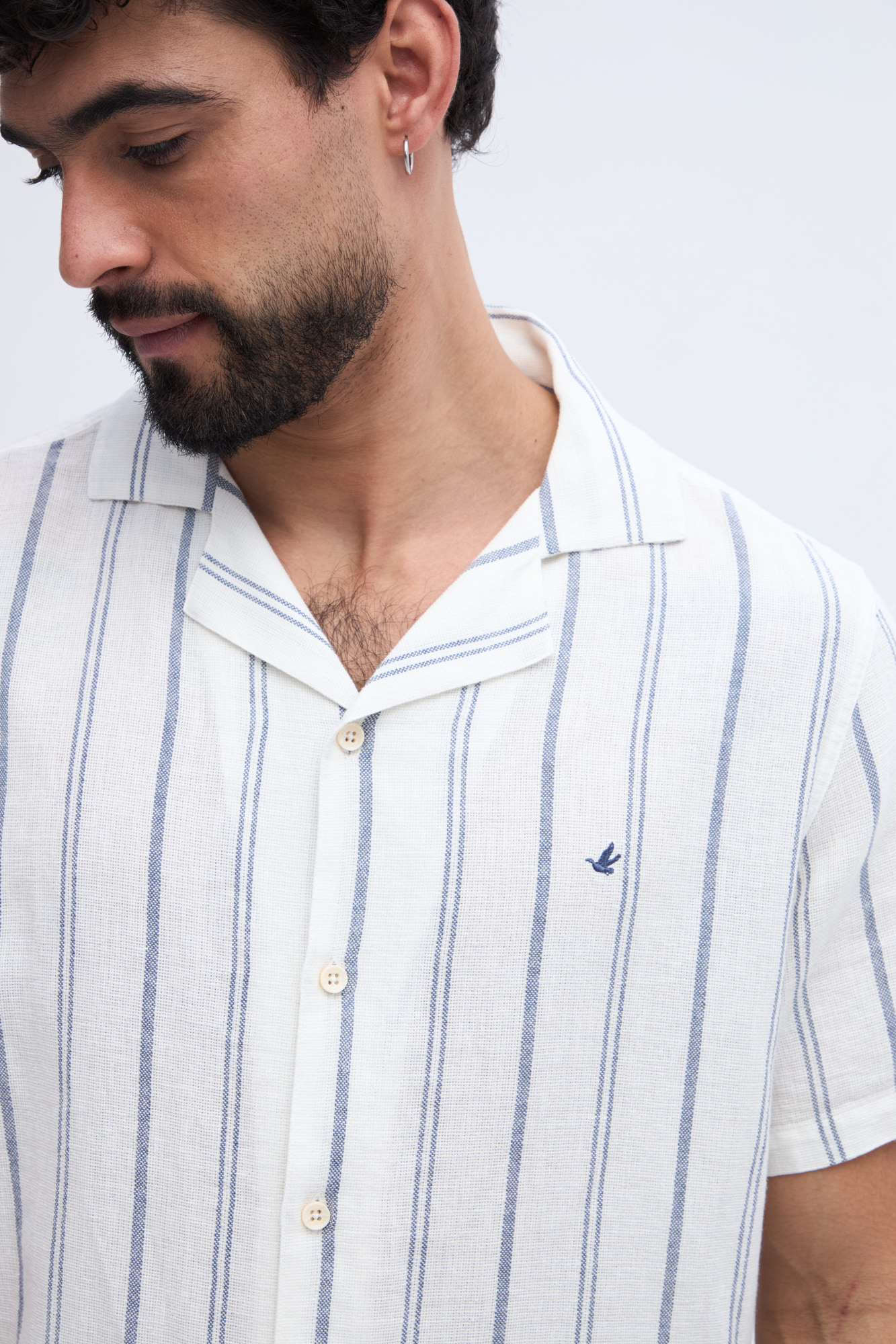 CAMISA MANGA CORTA DE LINO EVARISTE