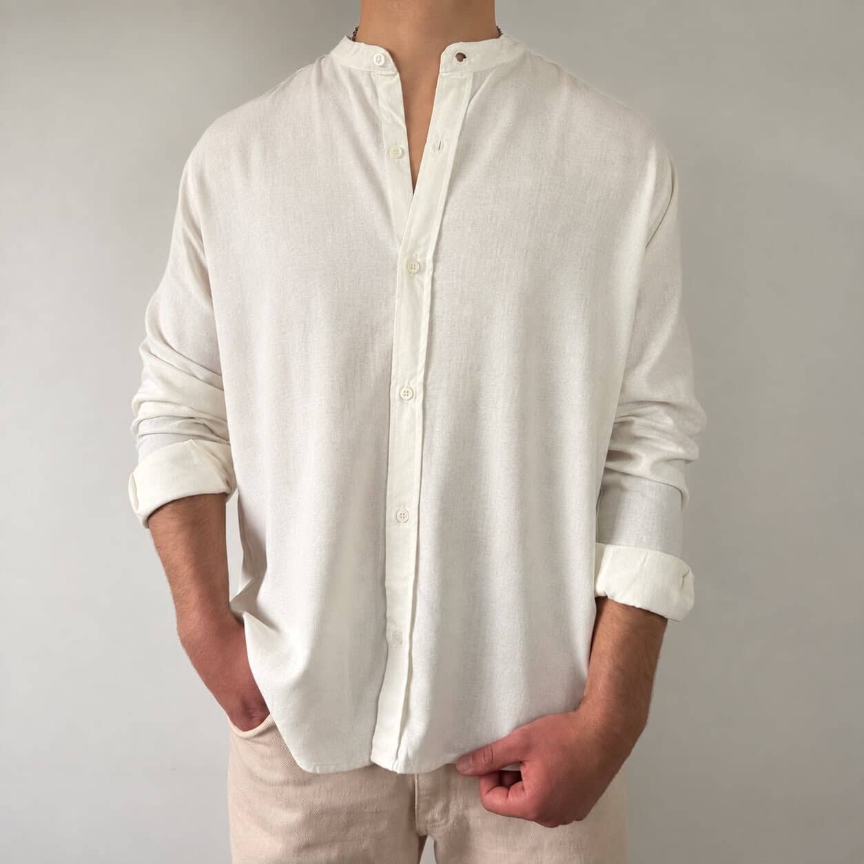 Camisa Manga Larga Mao Deko