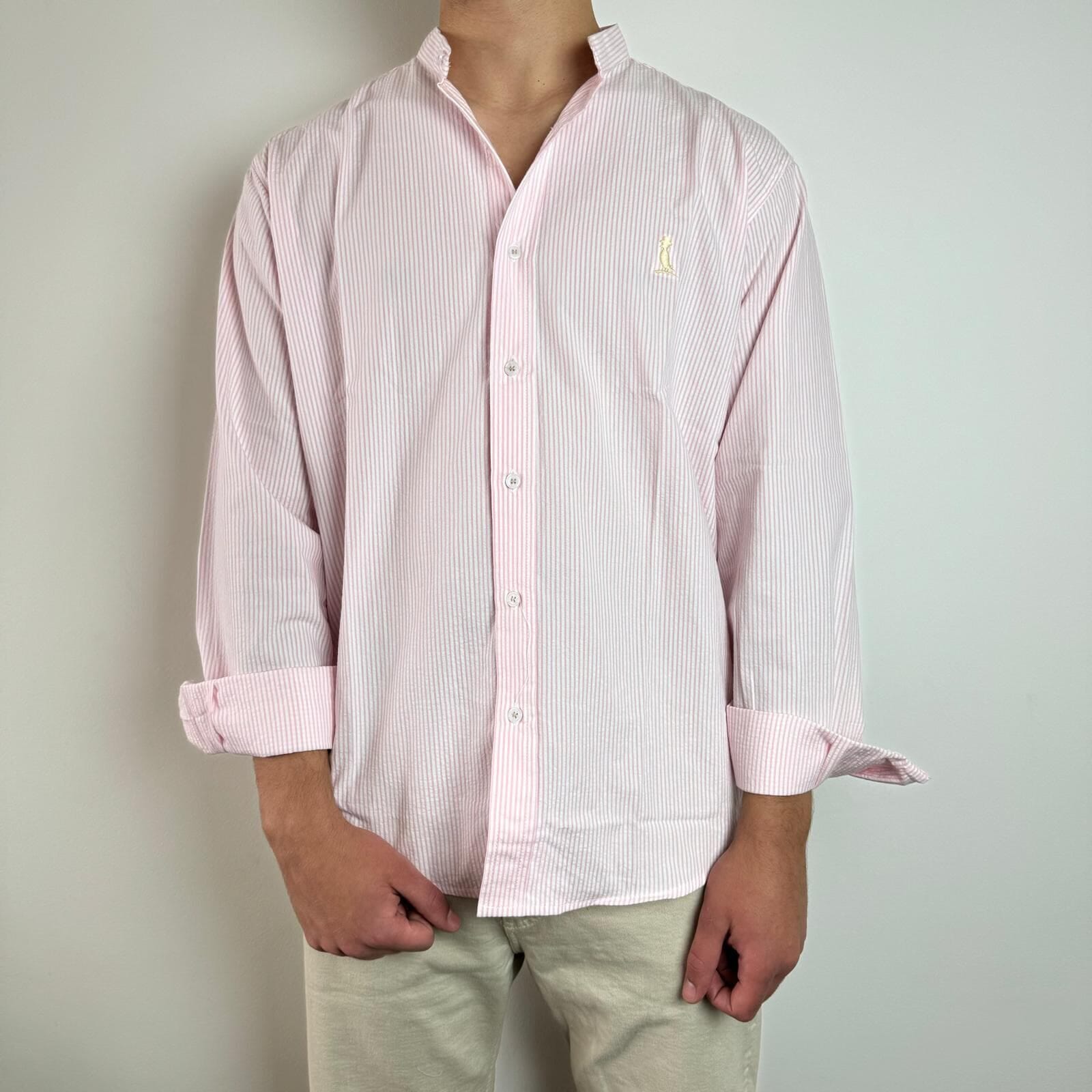 Camisa clasica rayada mao