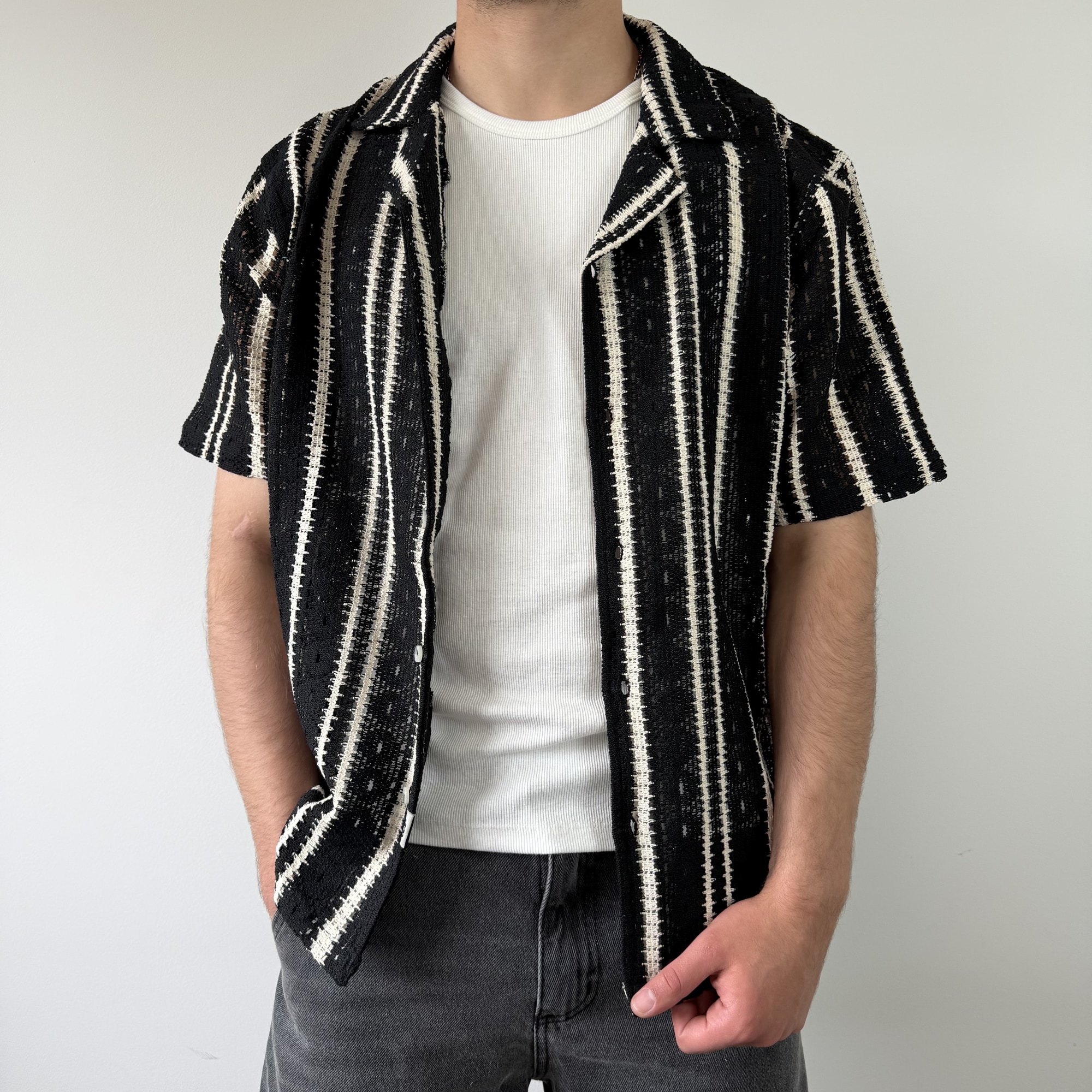 Camisa Steam Crochet