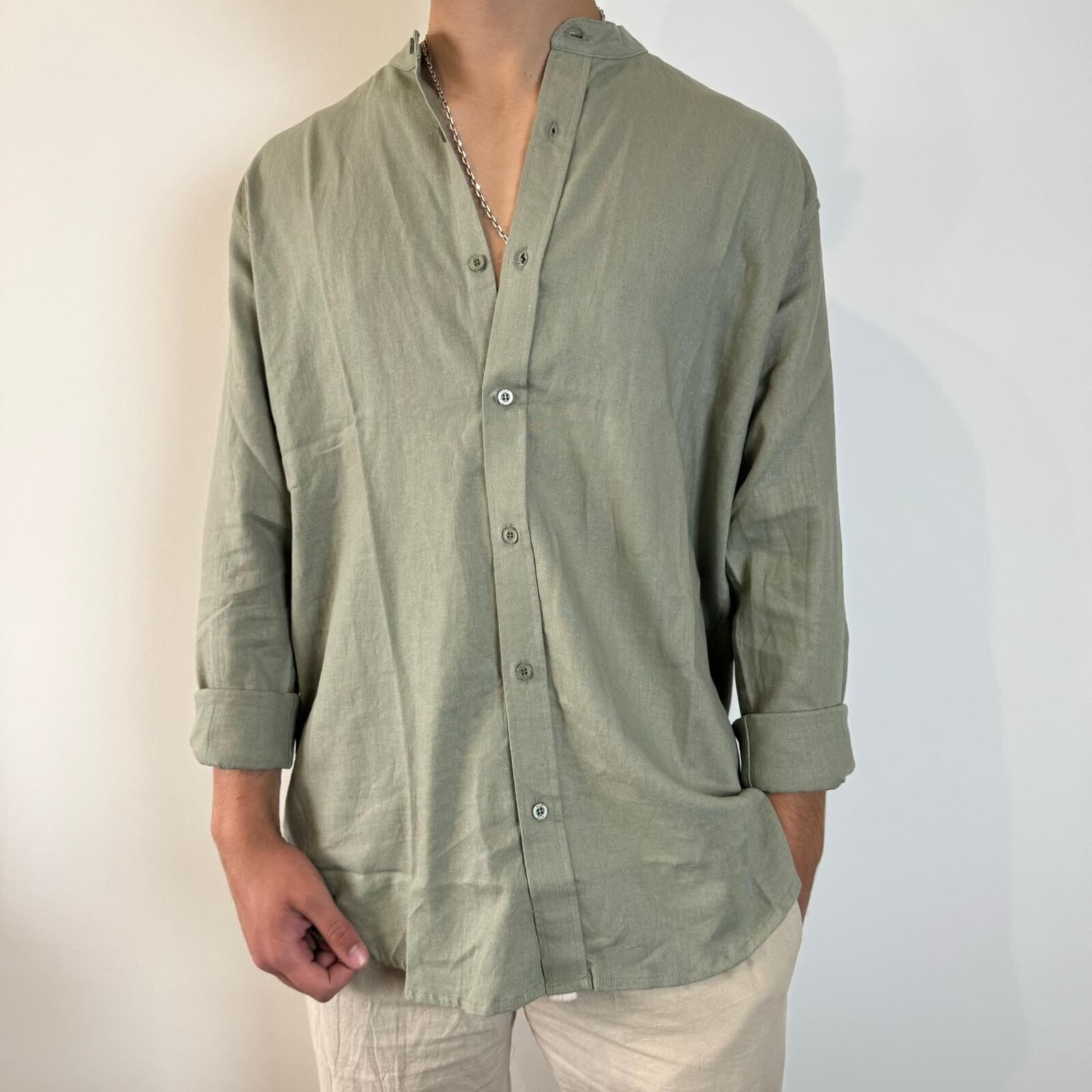 Camisa lino hemsut