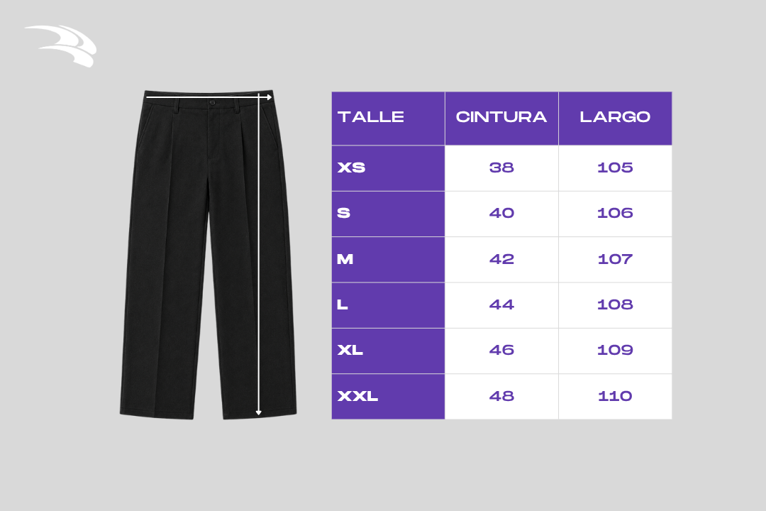 Guía de talles de