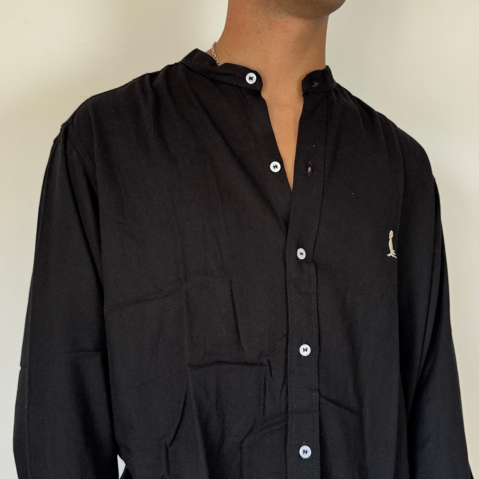 Camisa clasica lino mao