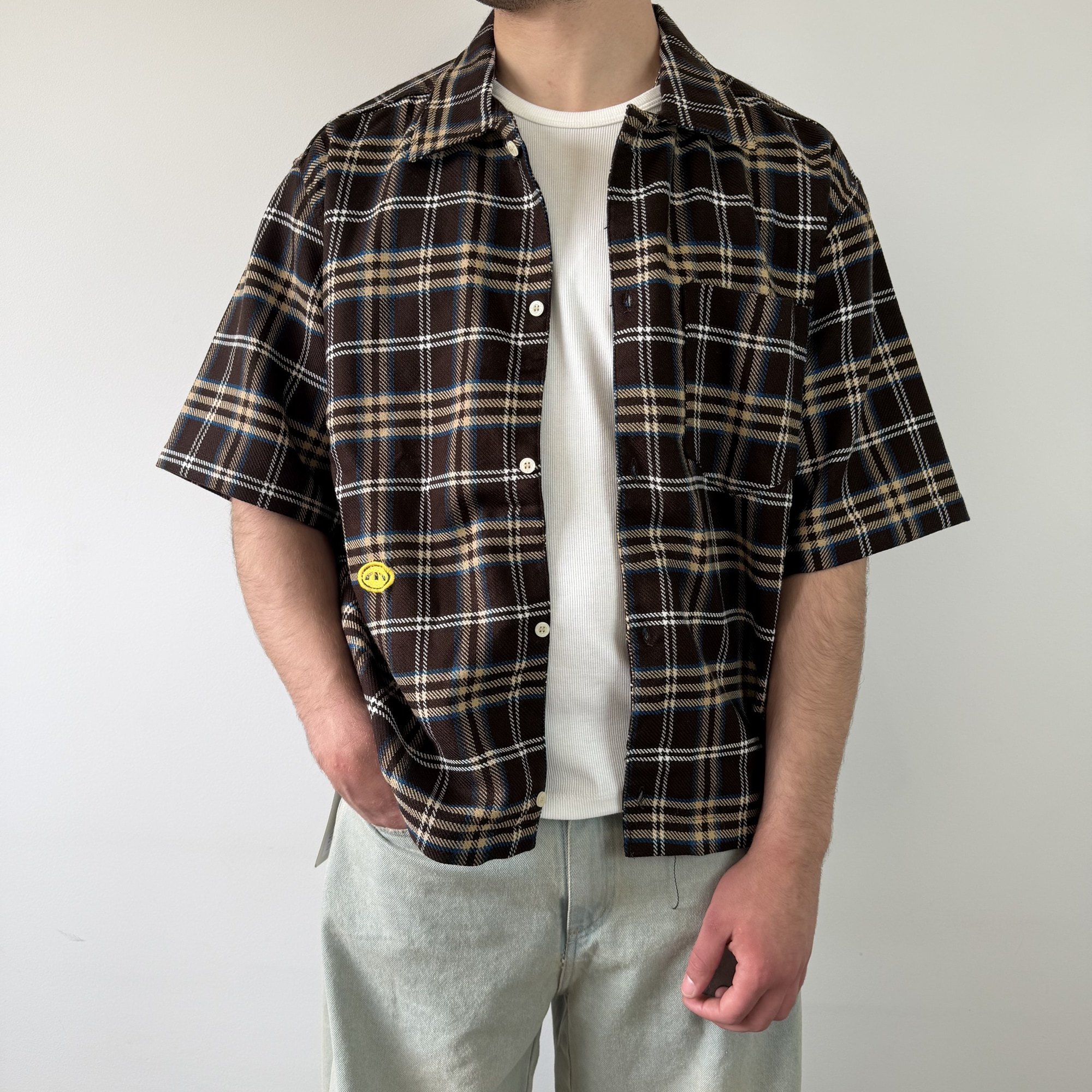 Camisa Leña Boxy