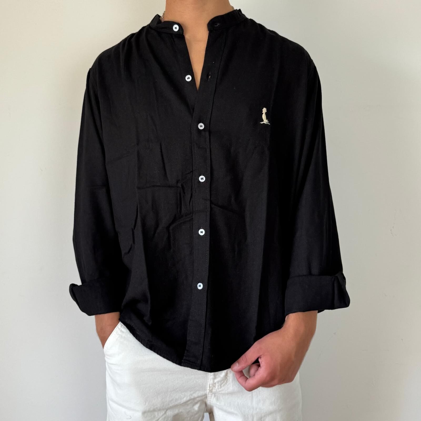 Camisa clasica lino mao