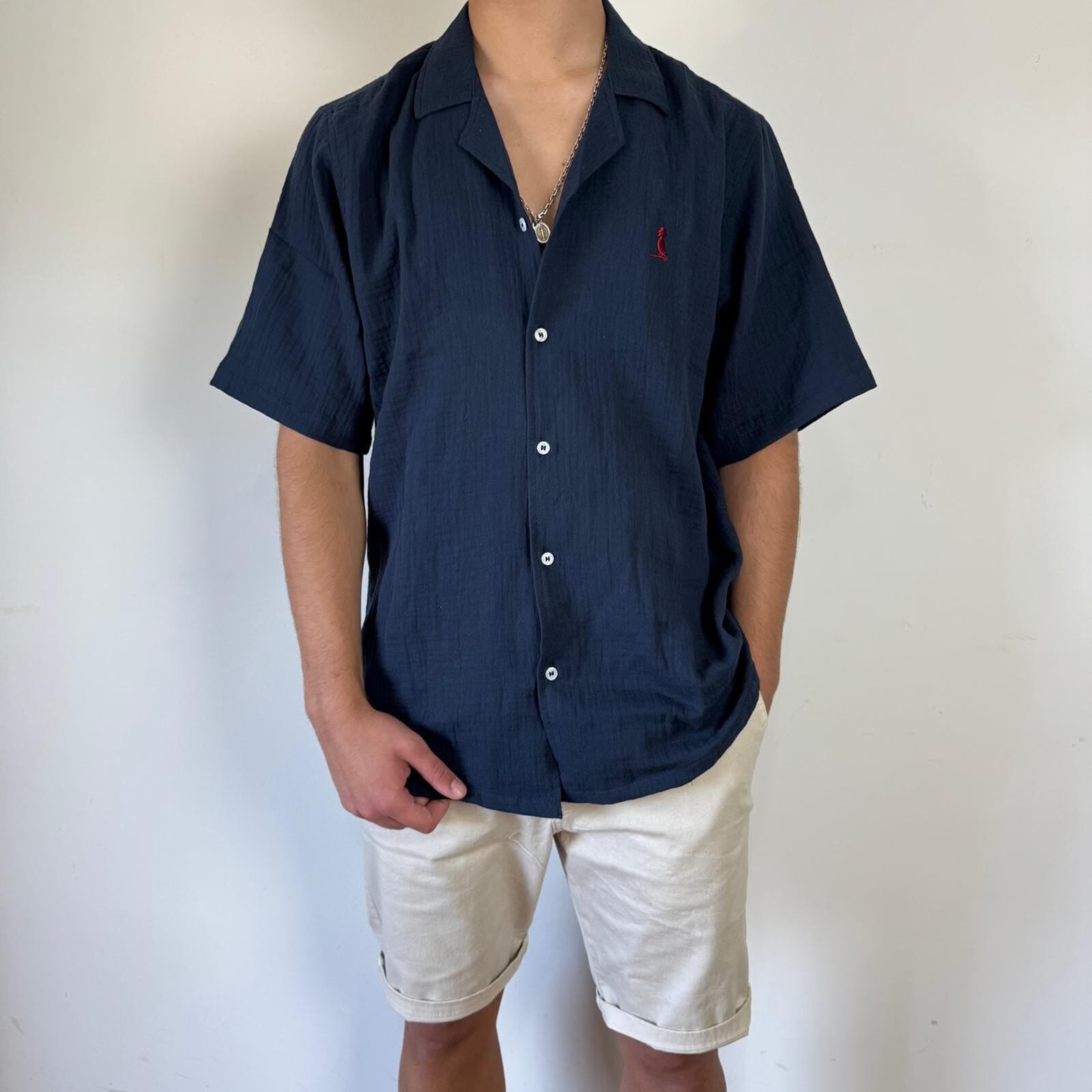 Camisa muselina m/corta